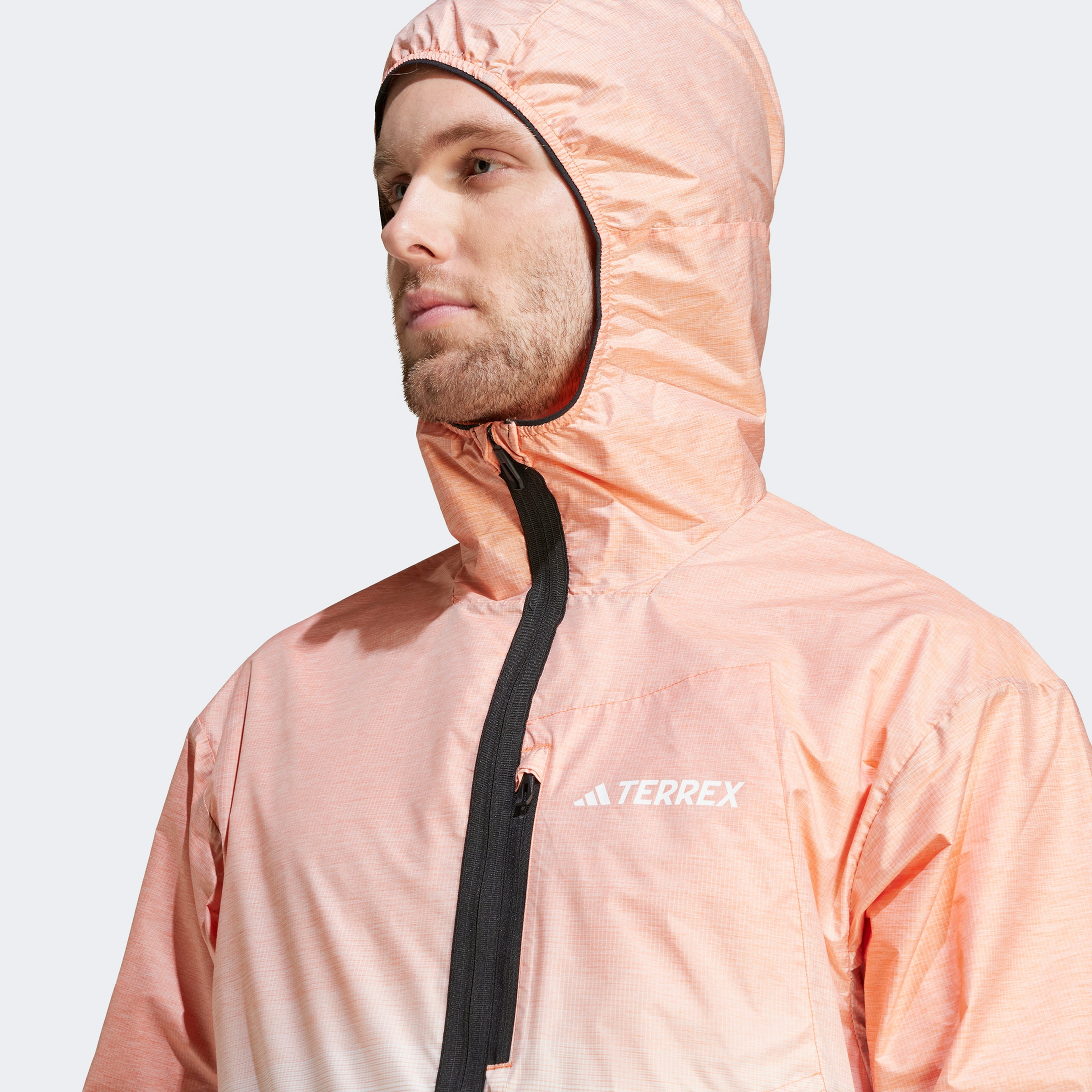 adidas Terrex Xperior Light Windweave Erkek Turuncu Koşu Rüzgarlık