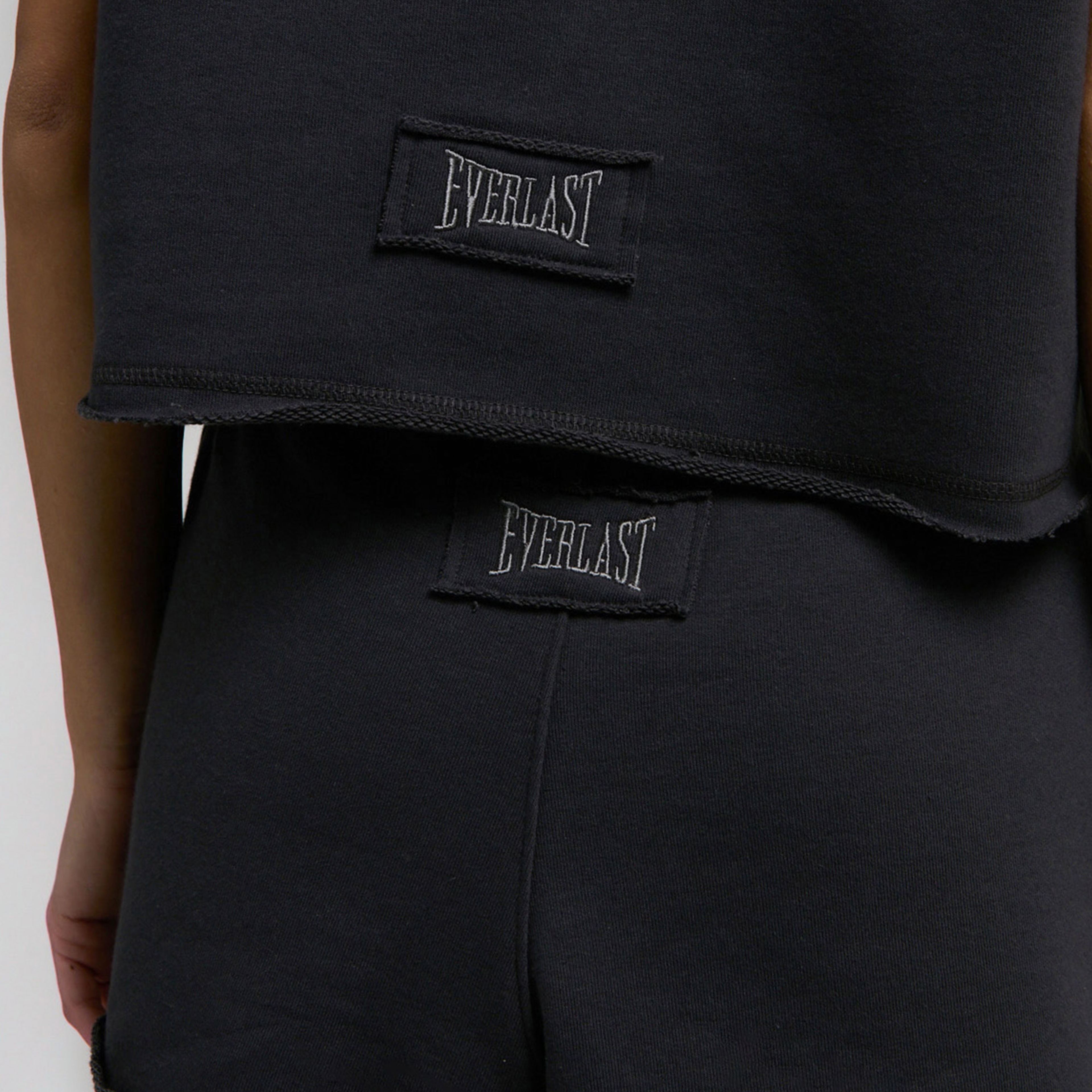 Everlast Ever Classics Kadın Gri Crop Hoodie