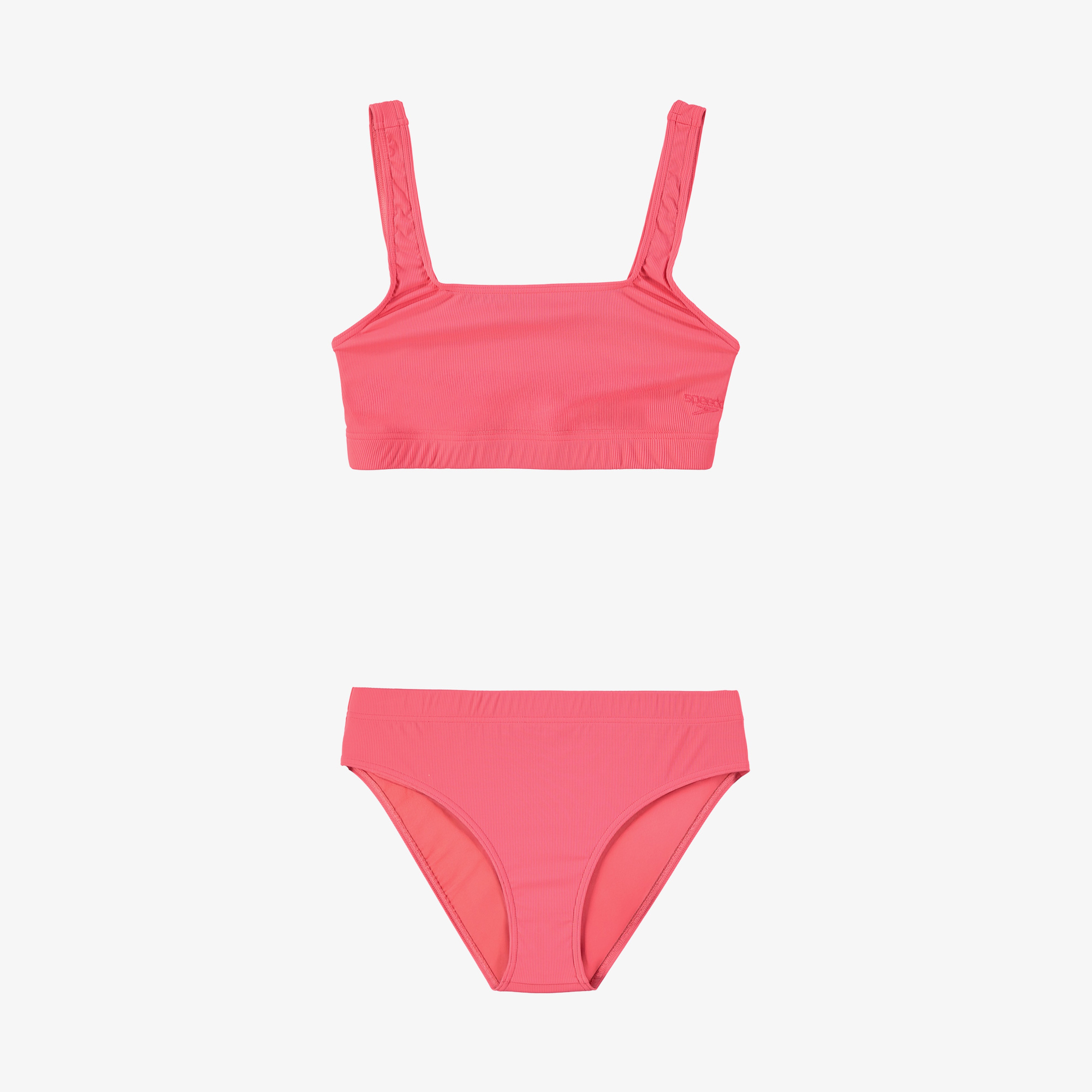 Speedo Textd Deep U-Bk 2Pc Af Kadın Turuncu Mayo