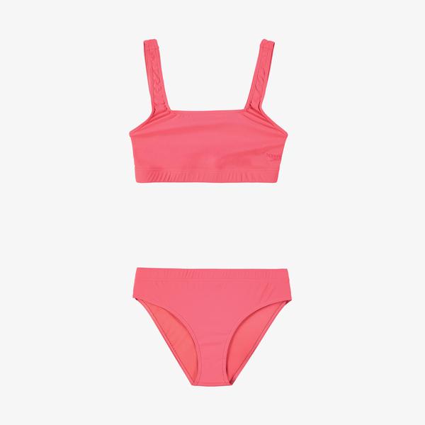 Speedo Textd Deep U-Bk 2Pc Af Kadın Turuncu Mayo