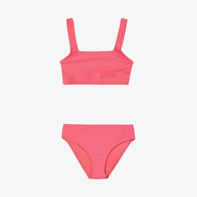 Speedo Textd Deep U-Bk 2Pc Af Kadın Turuncu Mayo