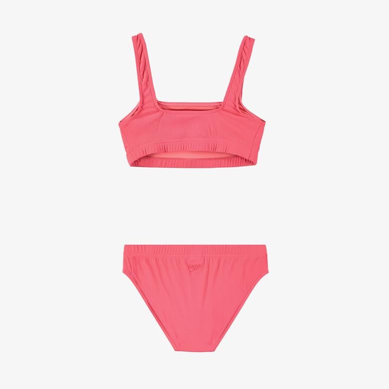 Speedo Textd Deep U-Bk 2Pc Af Kadın Turuncu Mayo