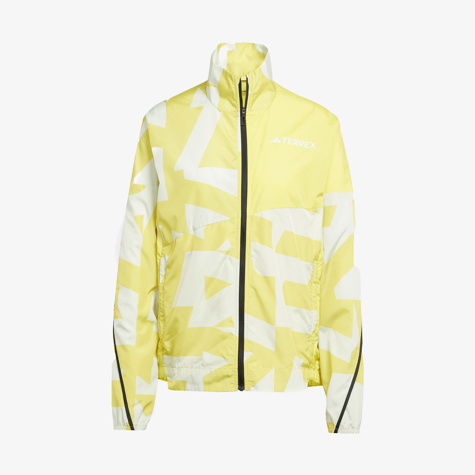 adidas Terrex Multi Printed Wind Kadın Sarı Ceket