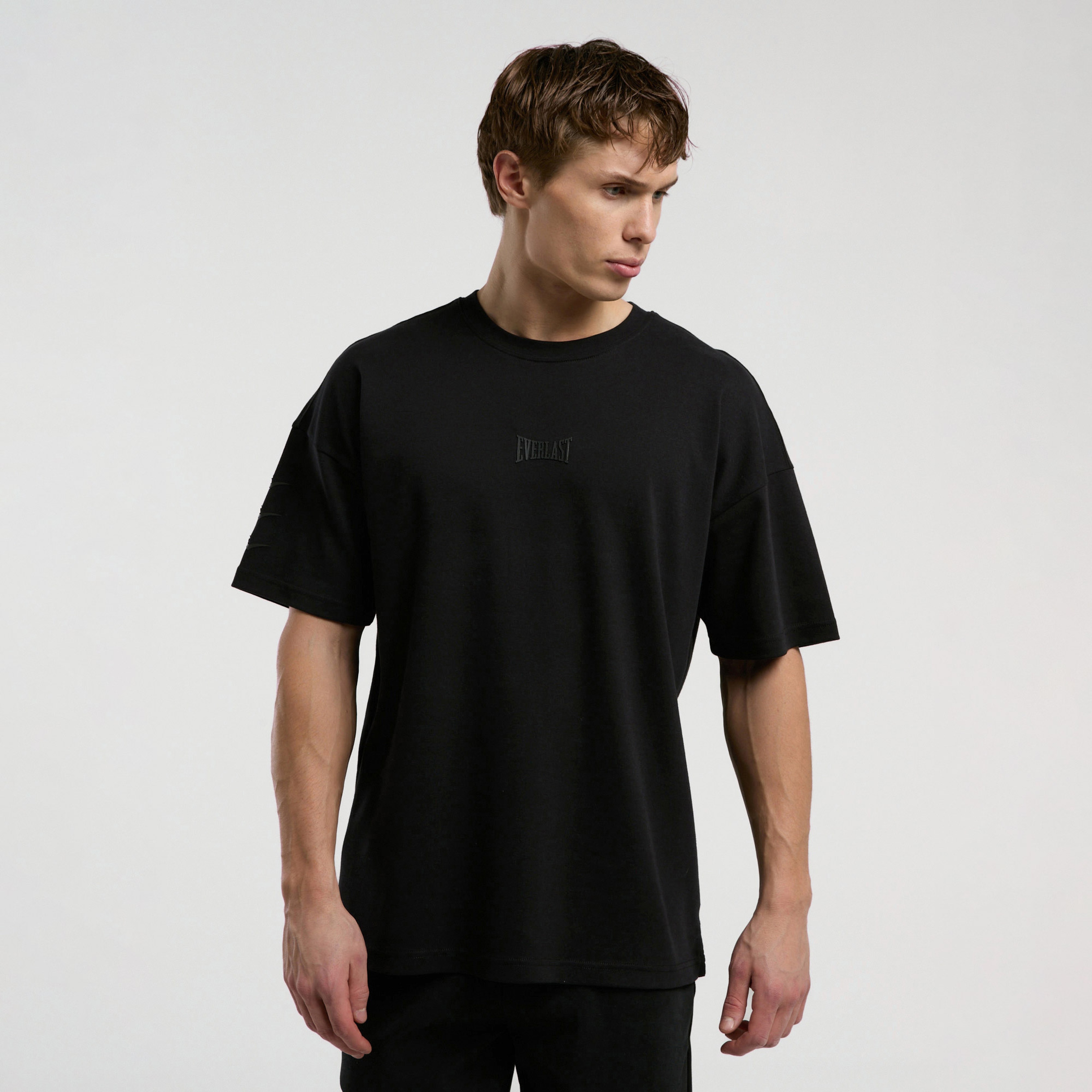 Everlast Ever Relaxed Oversize Erkek Siyah T-Shirt