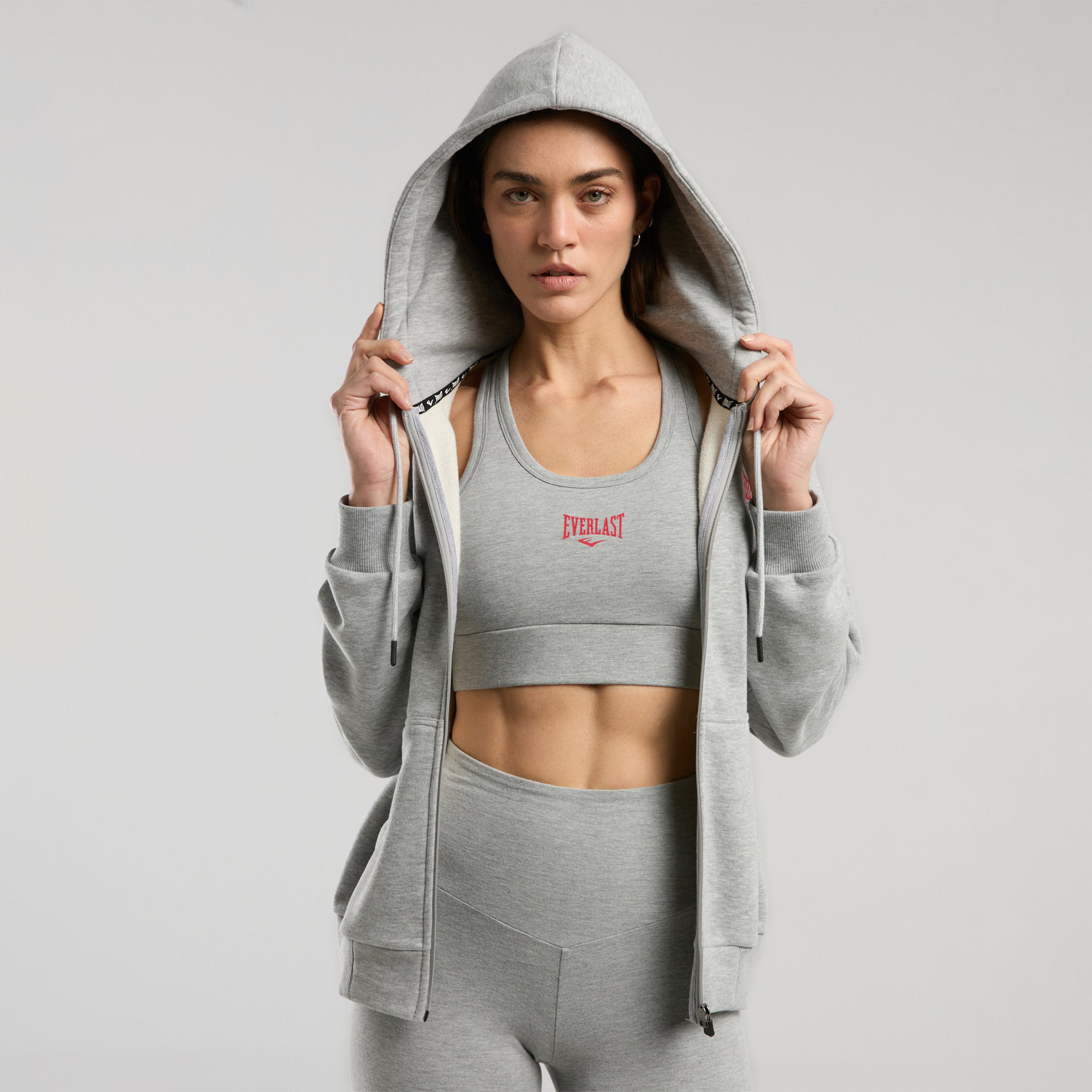 Everlast Ever Classics Kadın Gri Eşofman Üstü