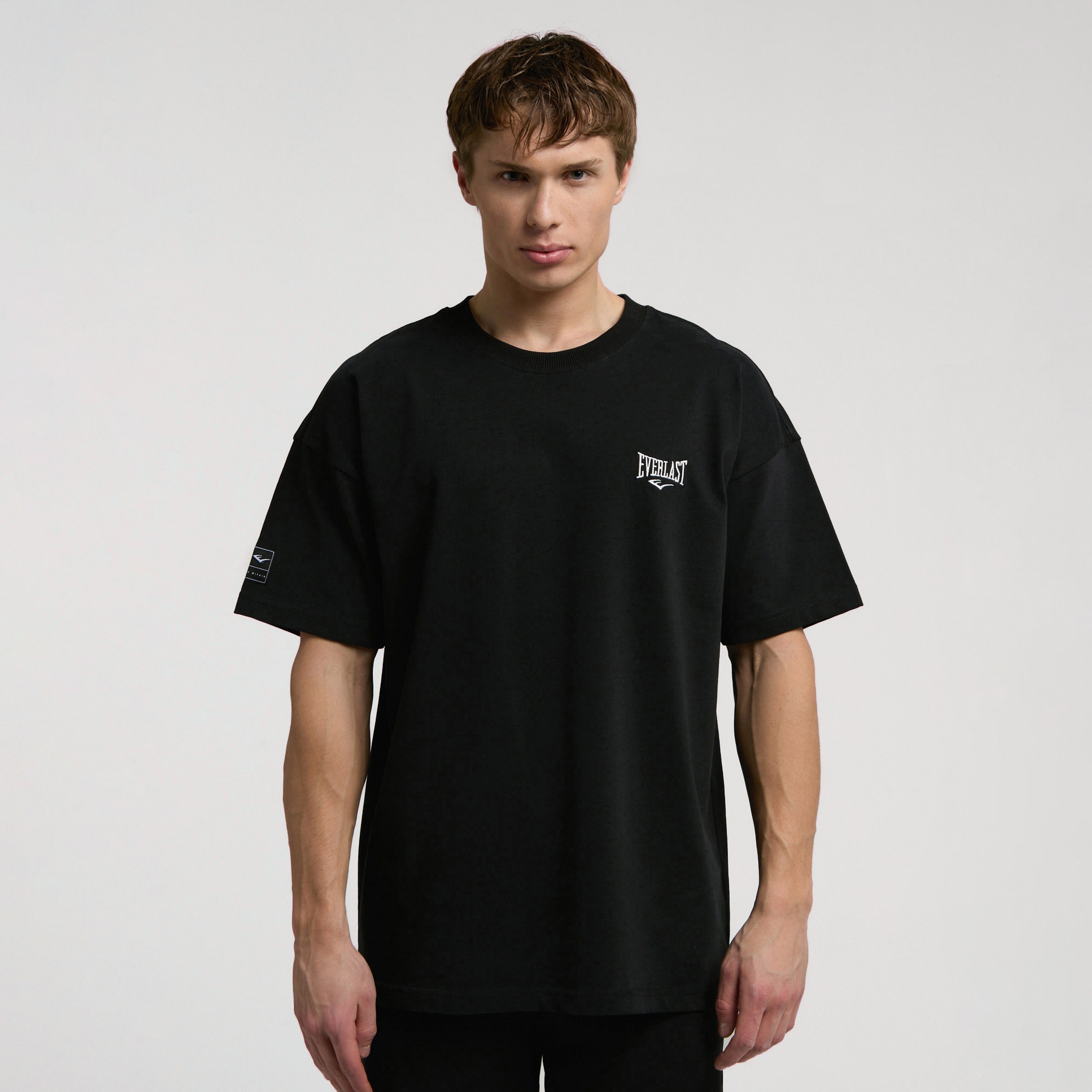 Everlast Ever Essentials Oversize Erkek Siyah T-Shirt