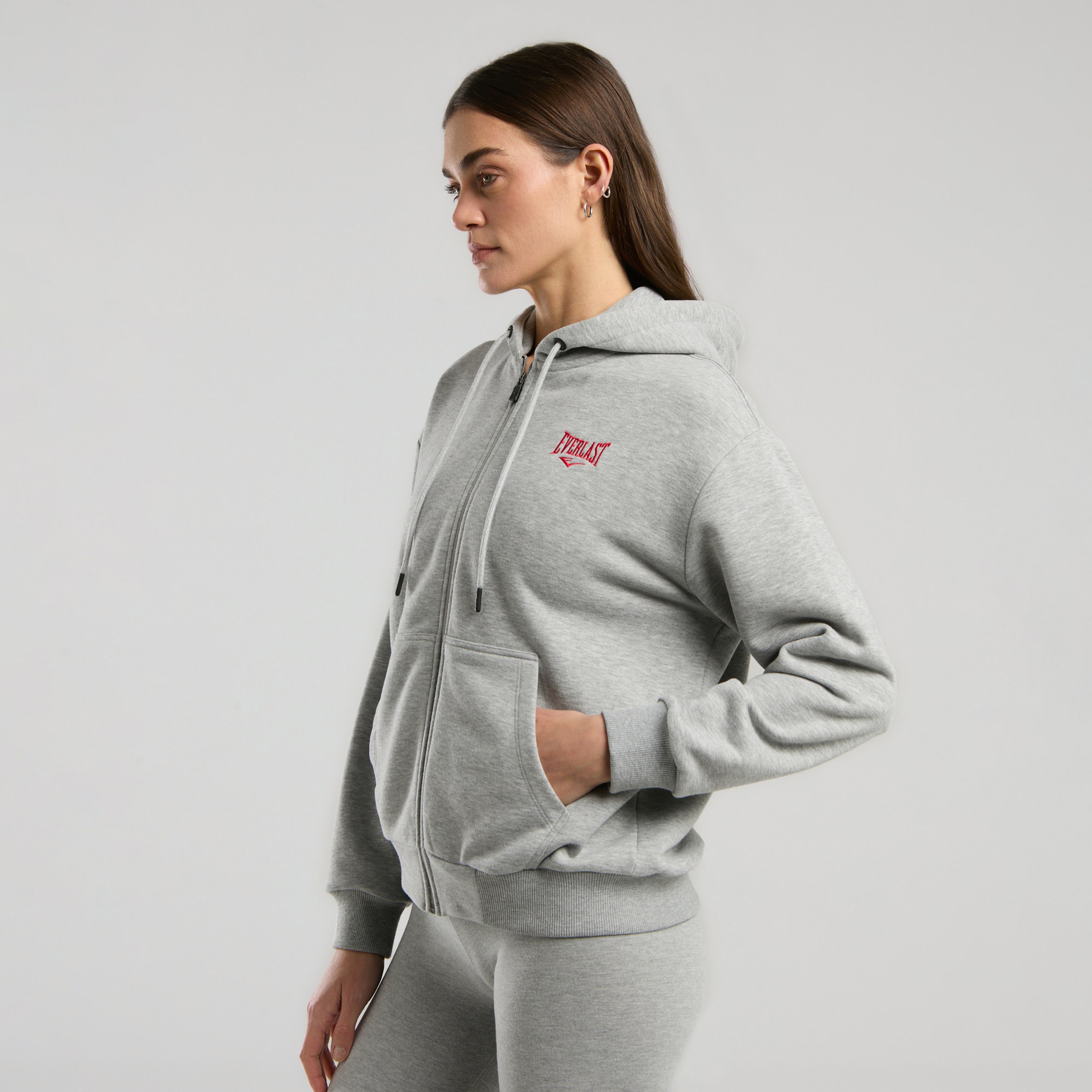 Everlast Ever Classics Kadın Gri Eşofman Üstü