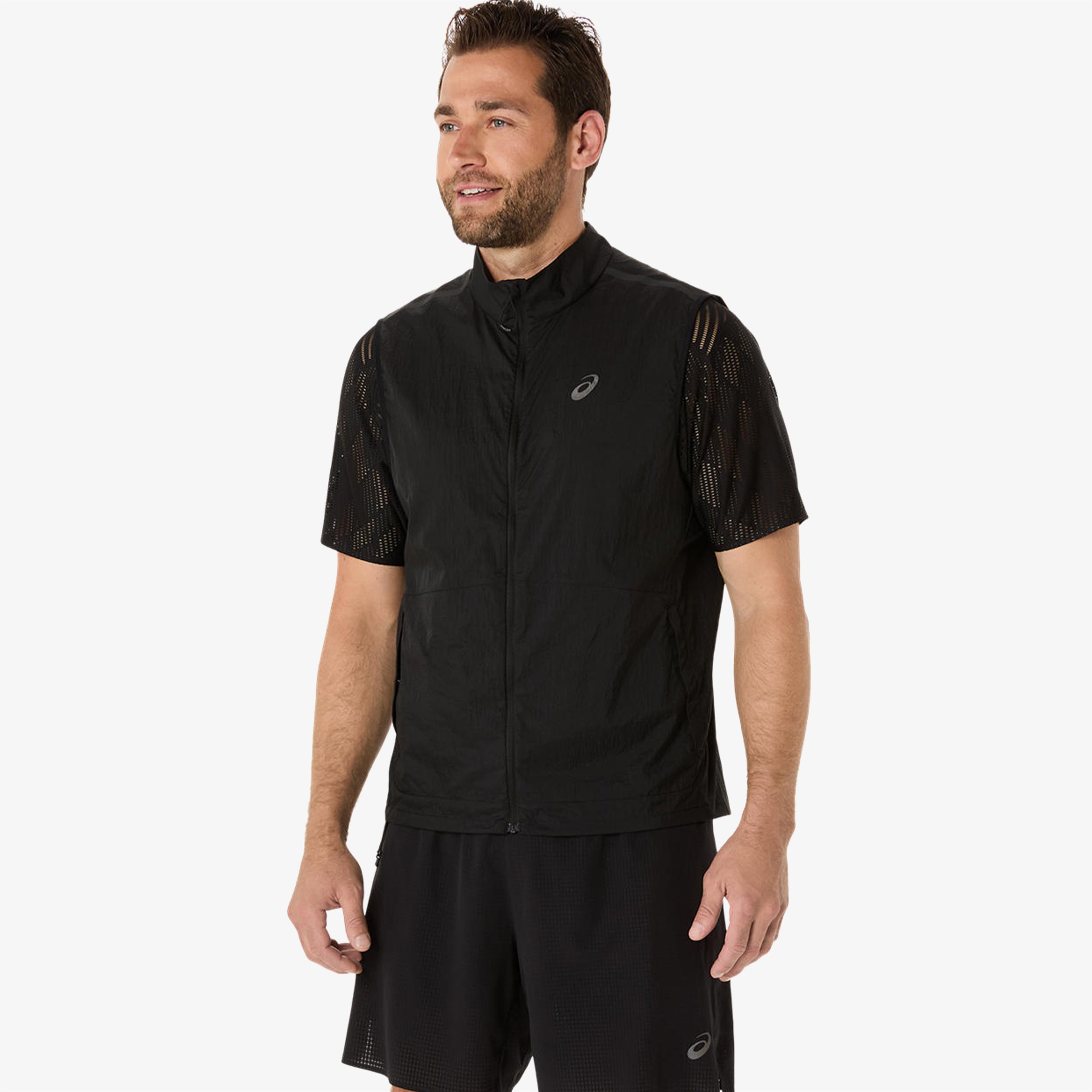 Asics Erkek Siyah Yelek