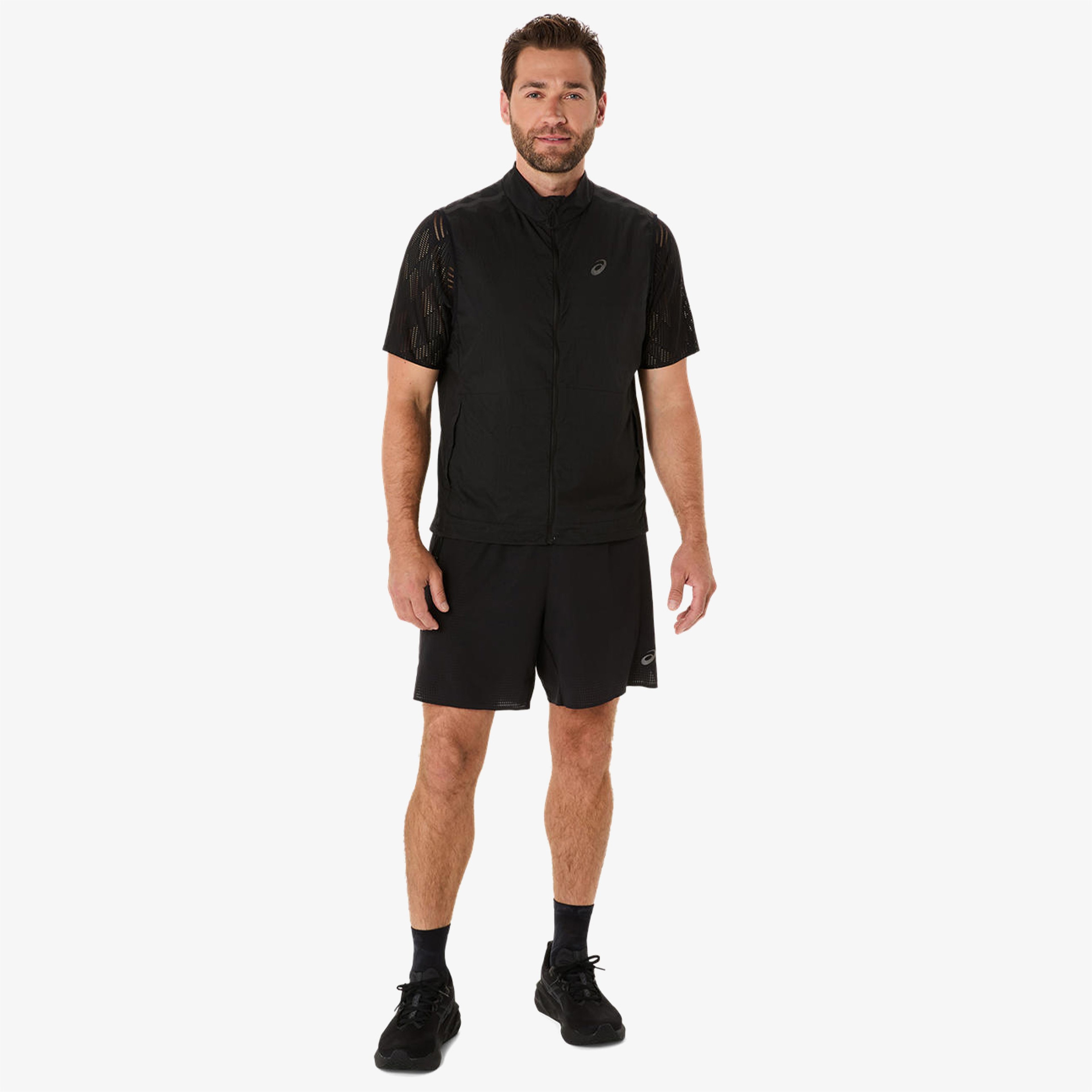 Asics Erkek Siyah Yelek