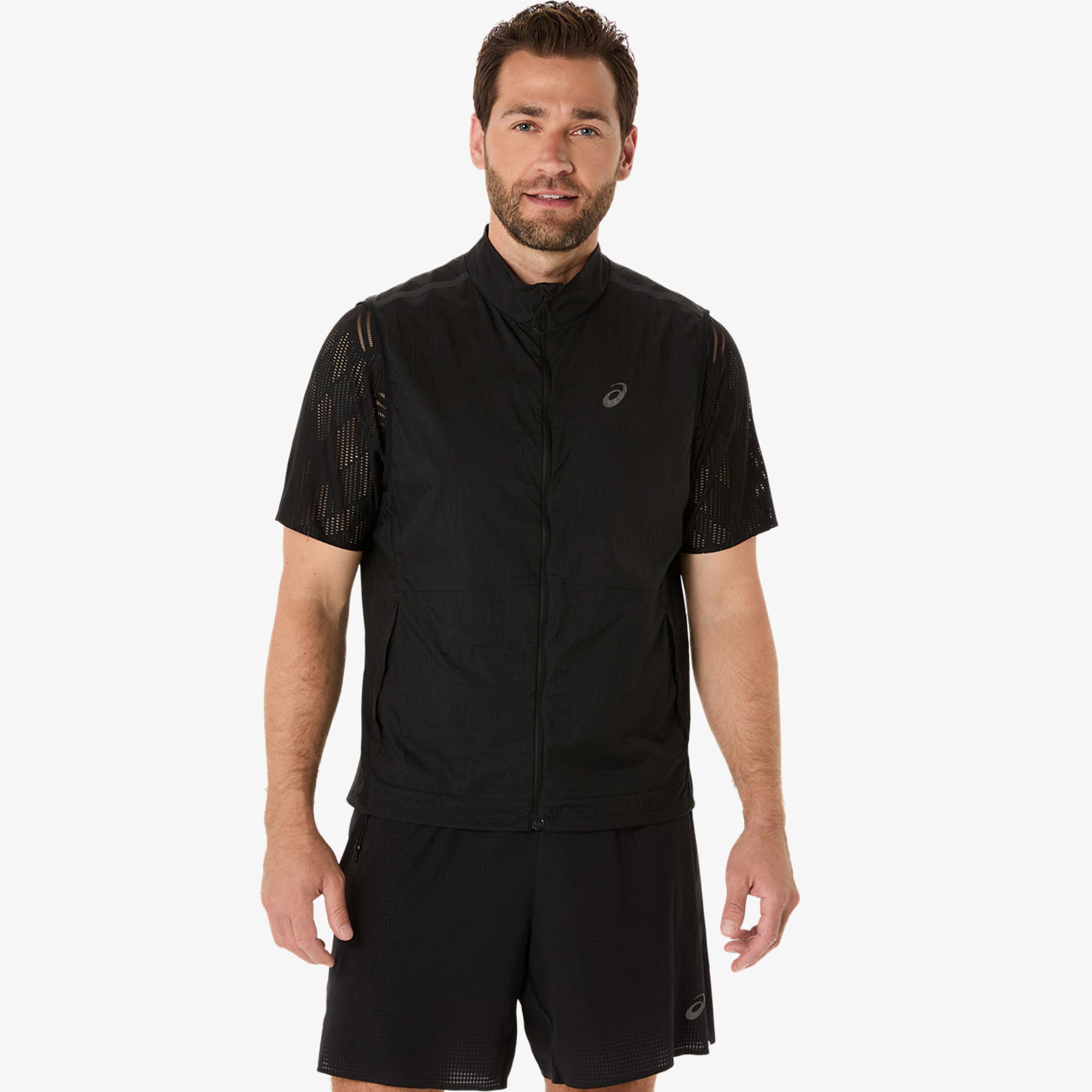 Asics Erkek Siyah Yelek