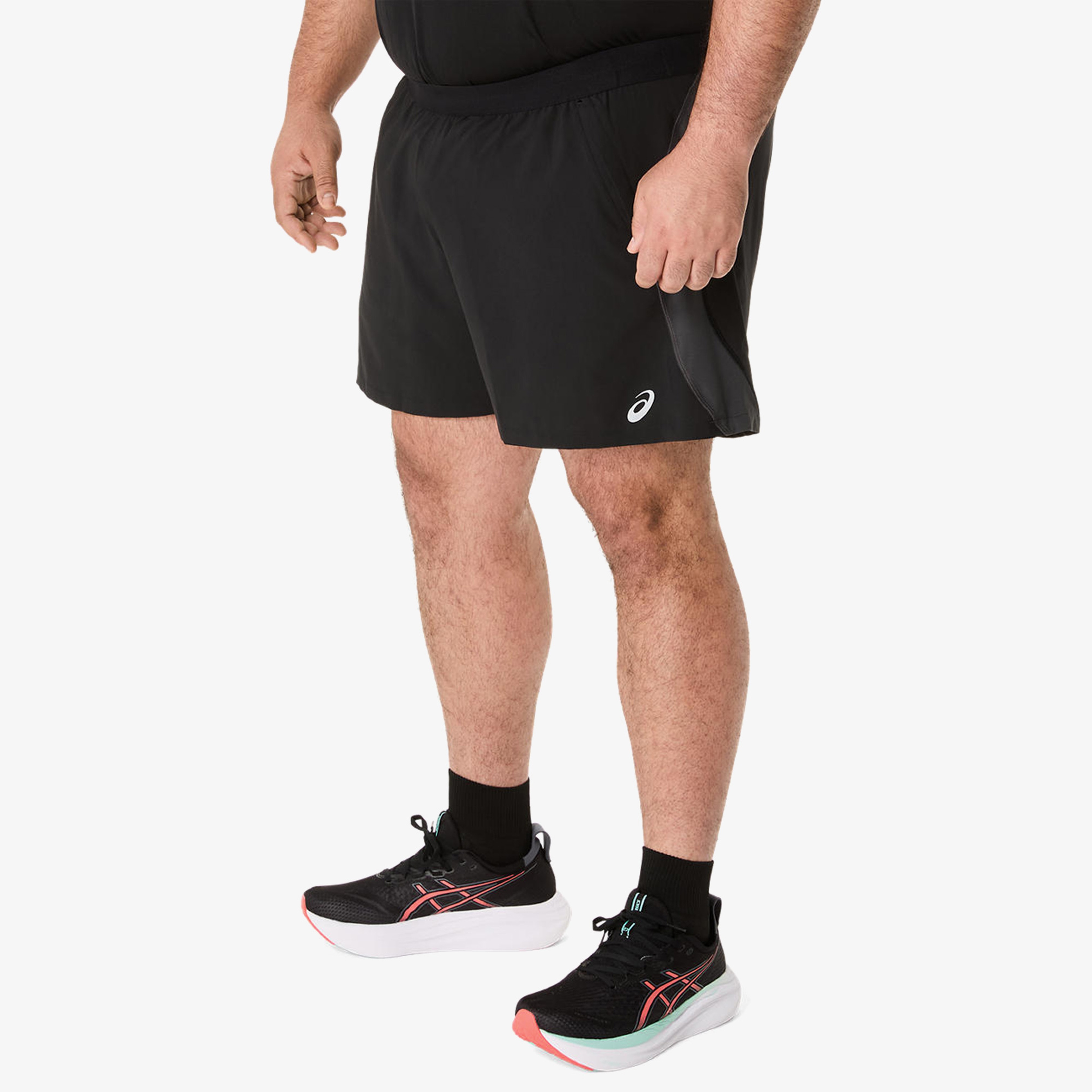 Asics Road 5 In Erkek Siyah Antrenman Şortu