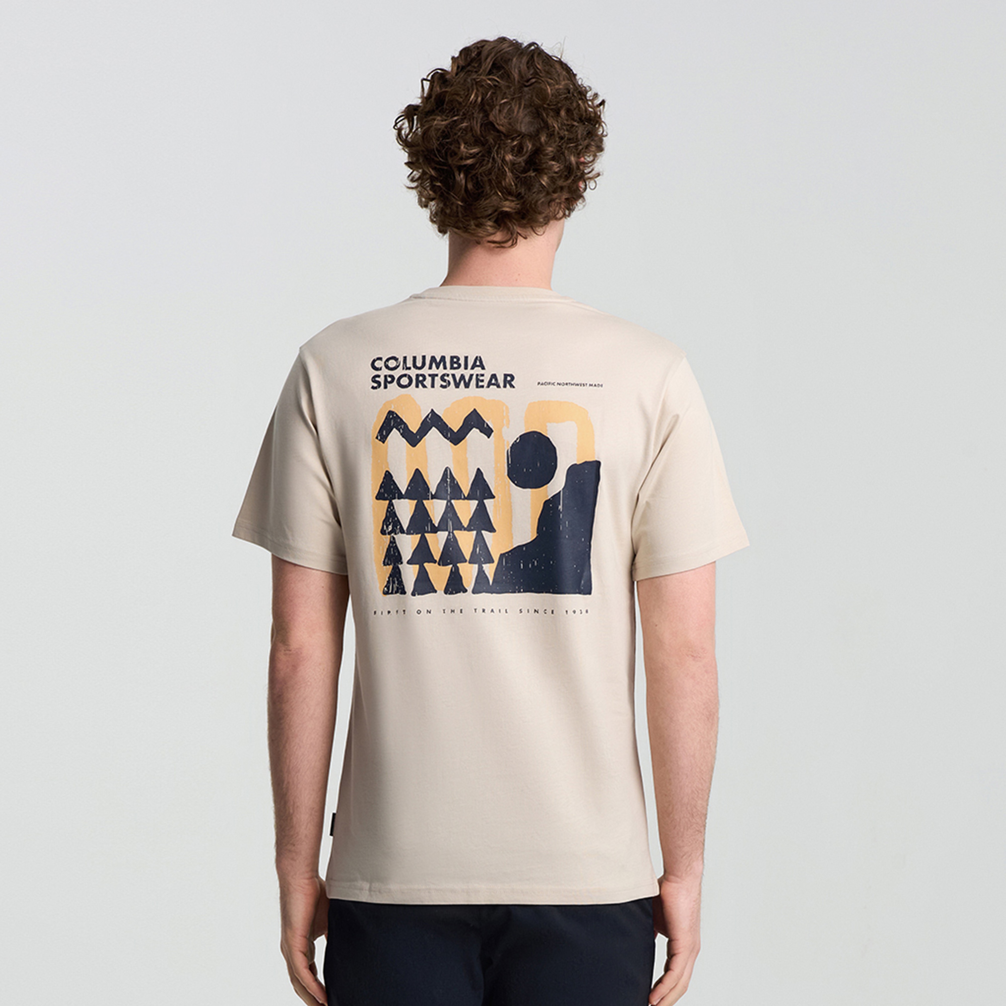 Columbia Explore Outdoors Ss Erkek Bej T-Shirt