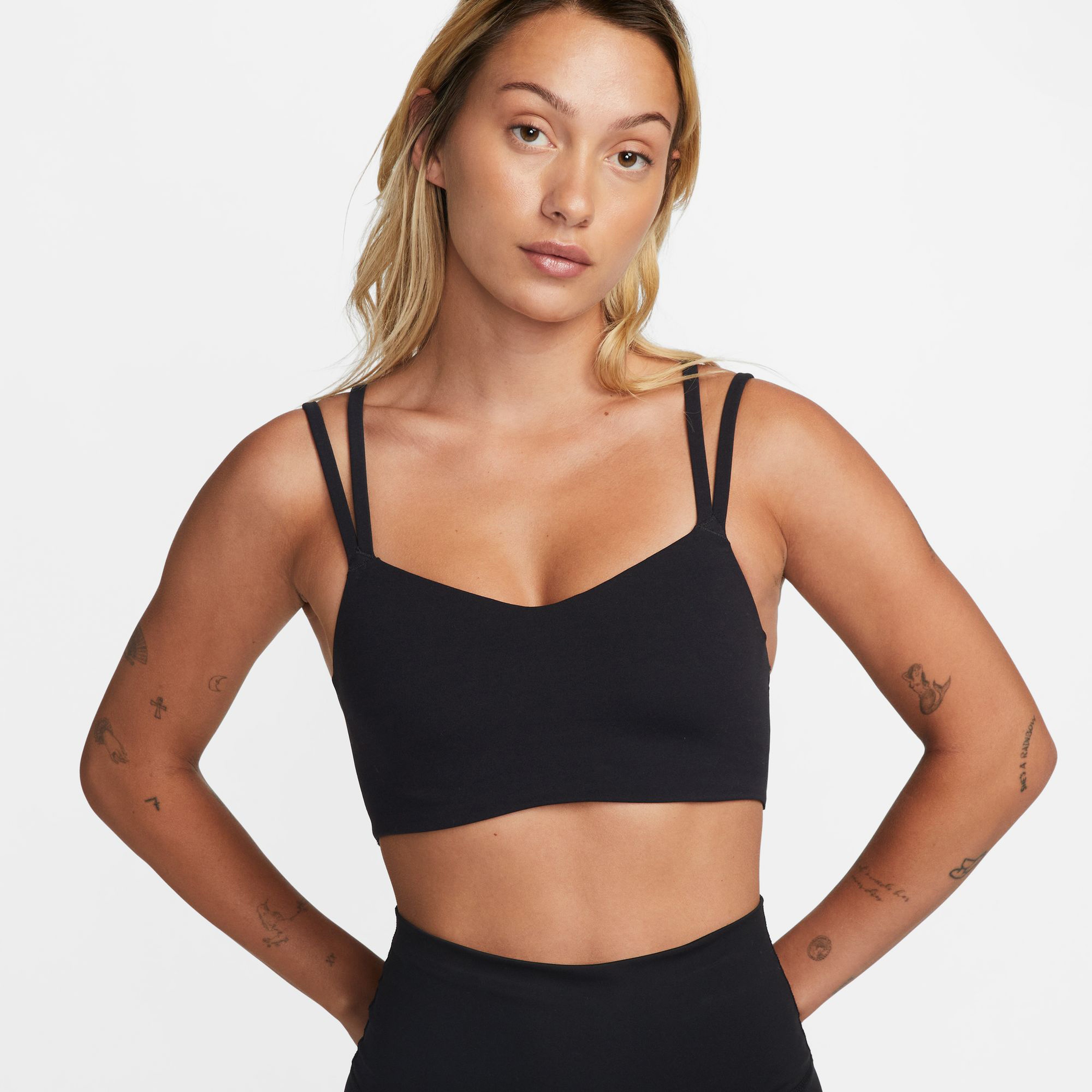 Nike Df Alate Trace Bra Kadın Siyah Bra
