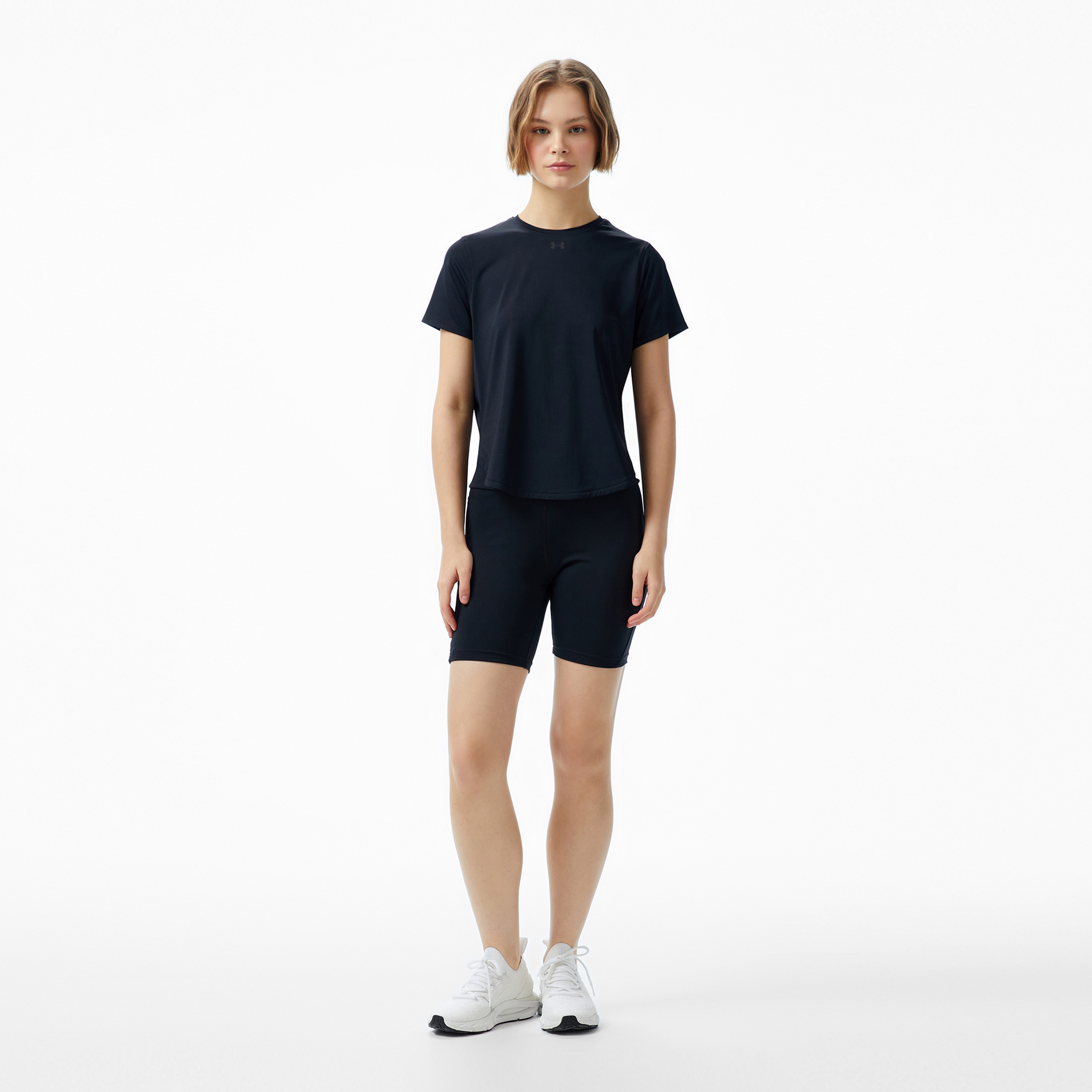 Under Armour Launch Elite Kadın Siyah T-Shirt