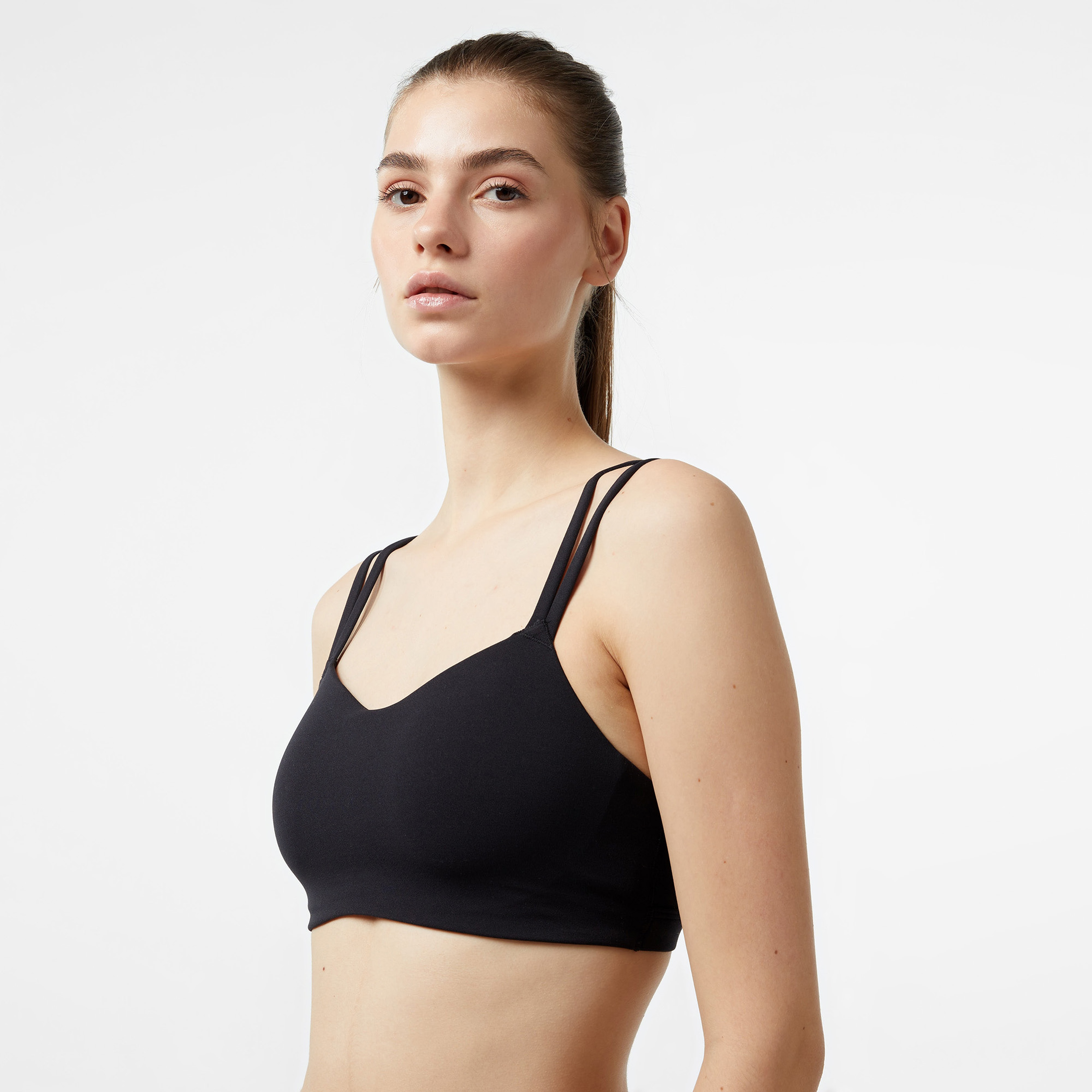Nike Df Alate Trace Bra Kadın Siyah Bra