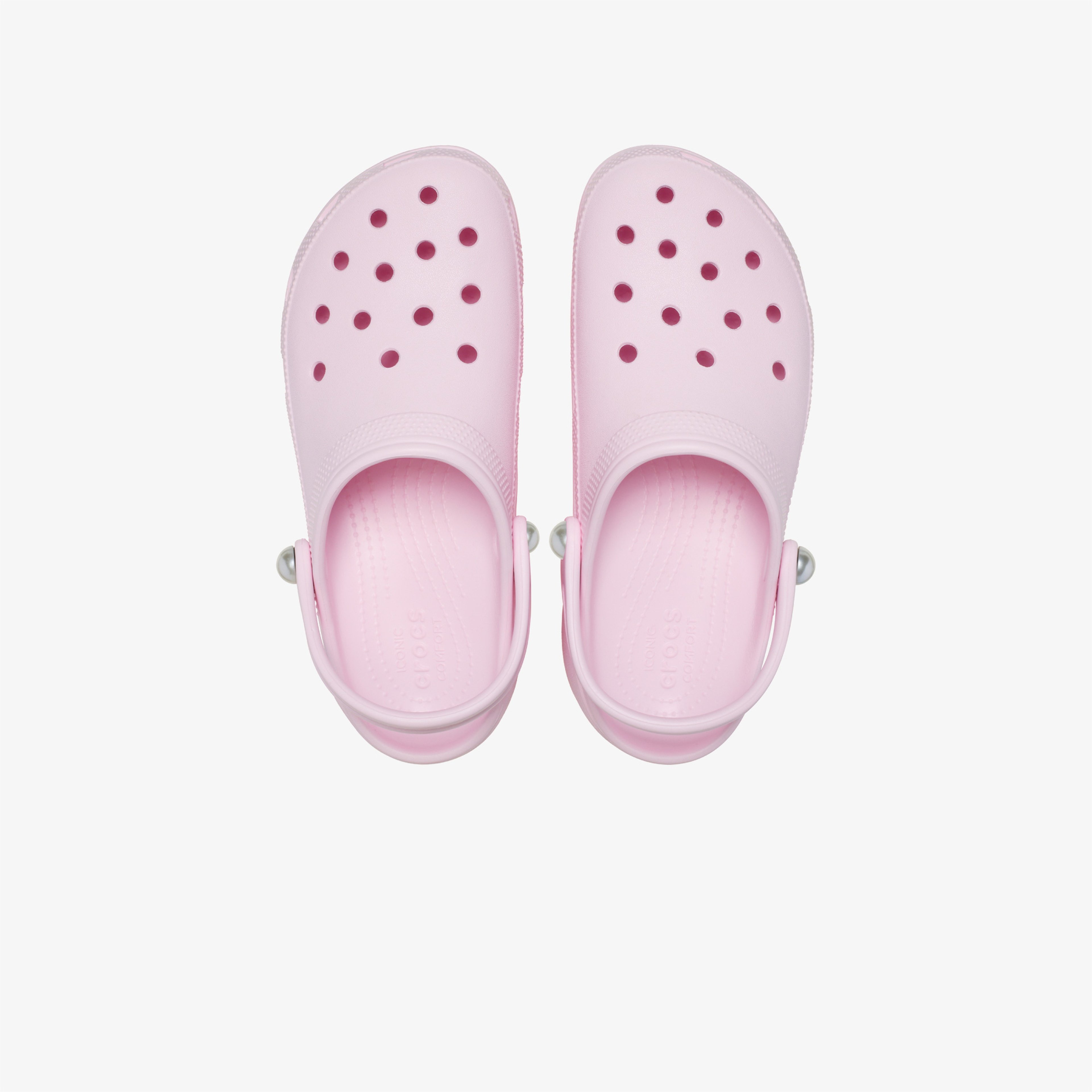 Crocs Classic Platform Pearl Clog Kadın Pembe Terlik