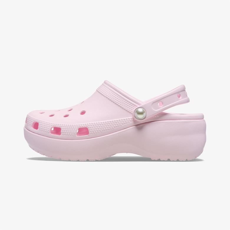 Crocs Classic Platform Pearl Clog Kadın Pembe Terlik