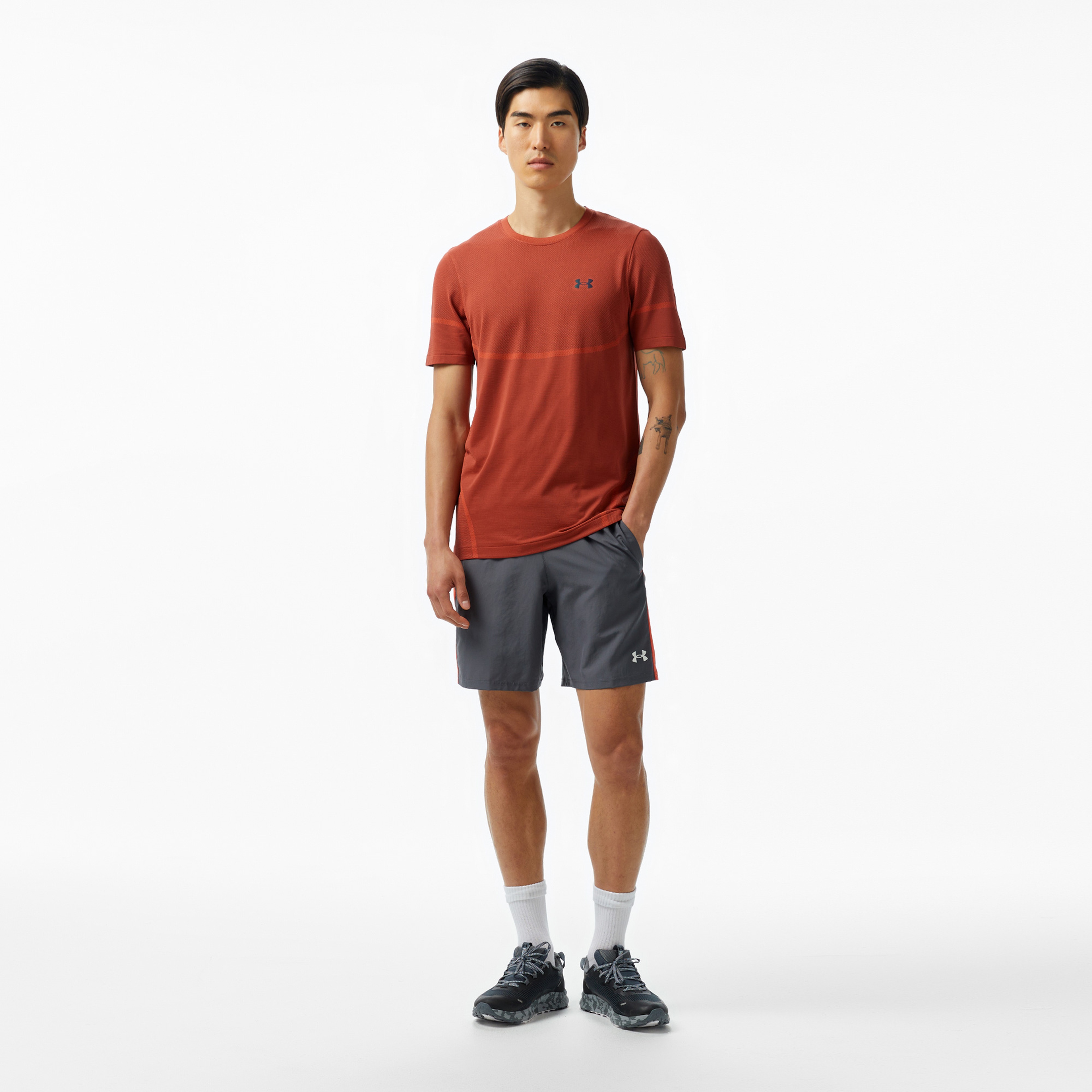 Under Armour Vanish Elite Seamless Erkek Turuncu Koşu T-Shirt