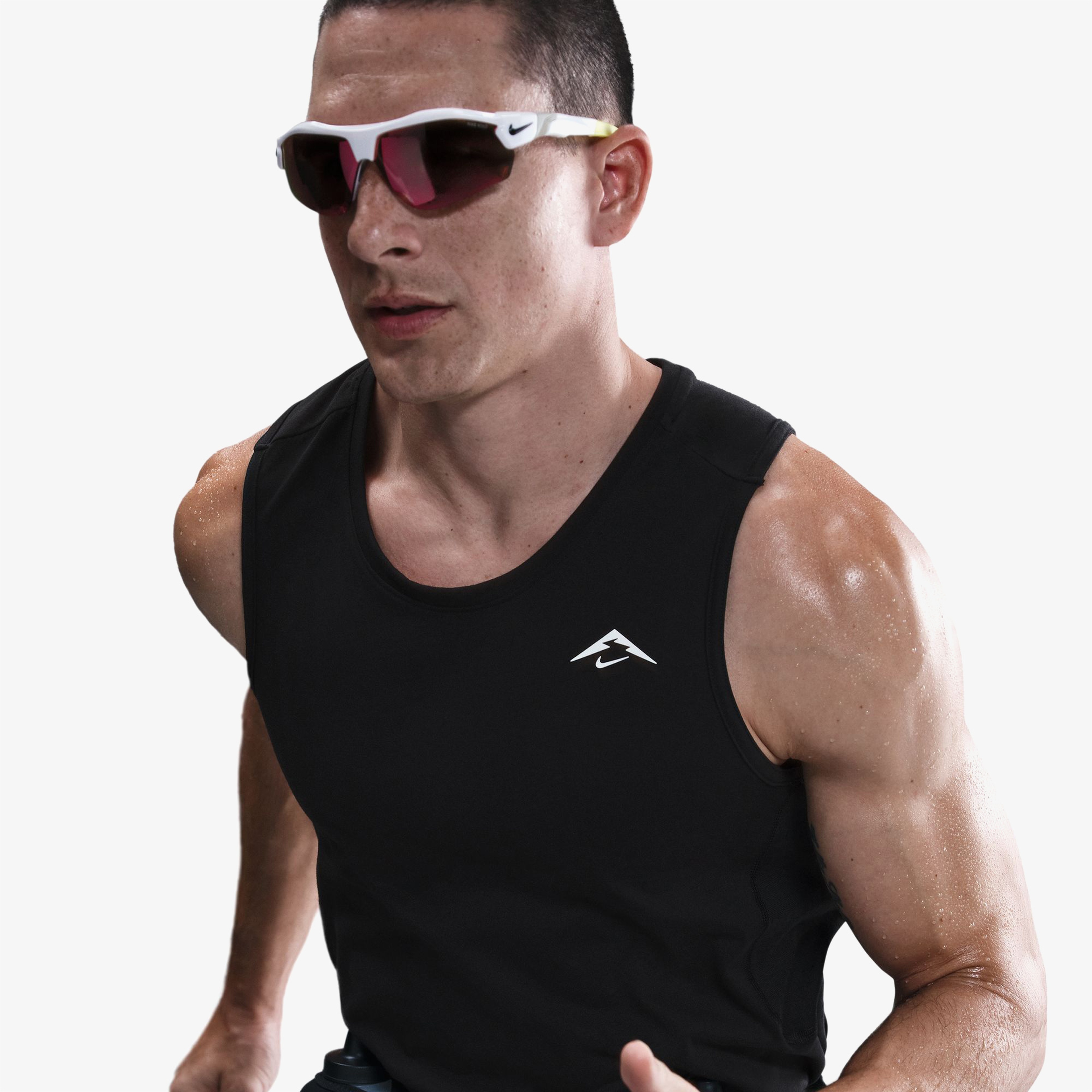 Nike Solar Chase Dri-FIT ADV Running Erkek Siyah Koşu T-Shirt