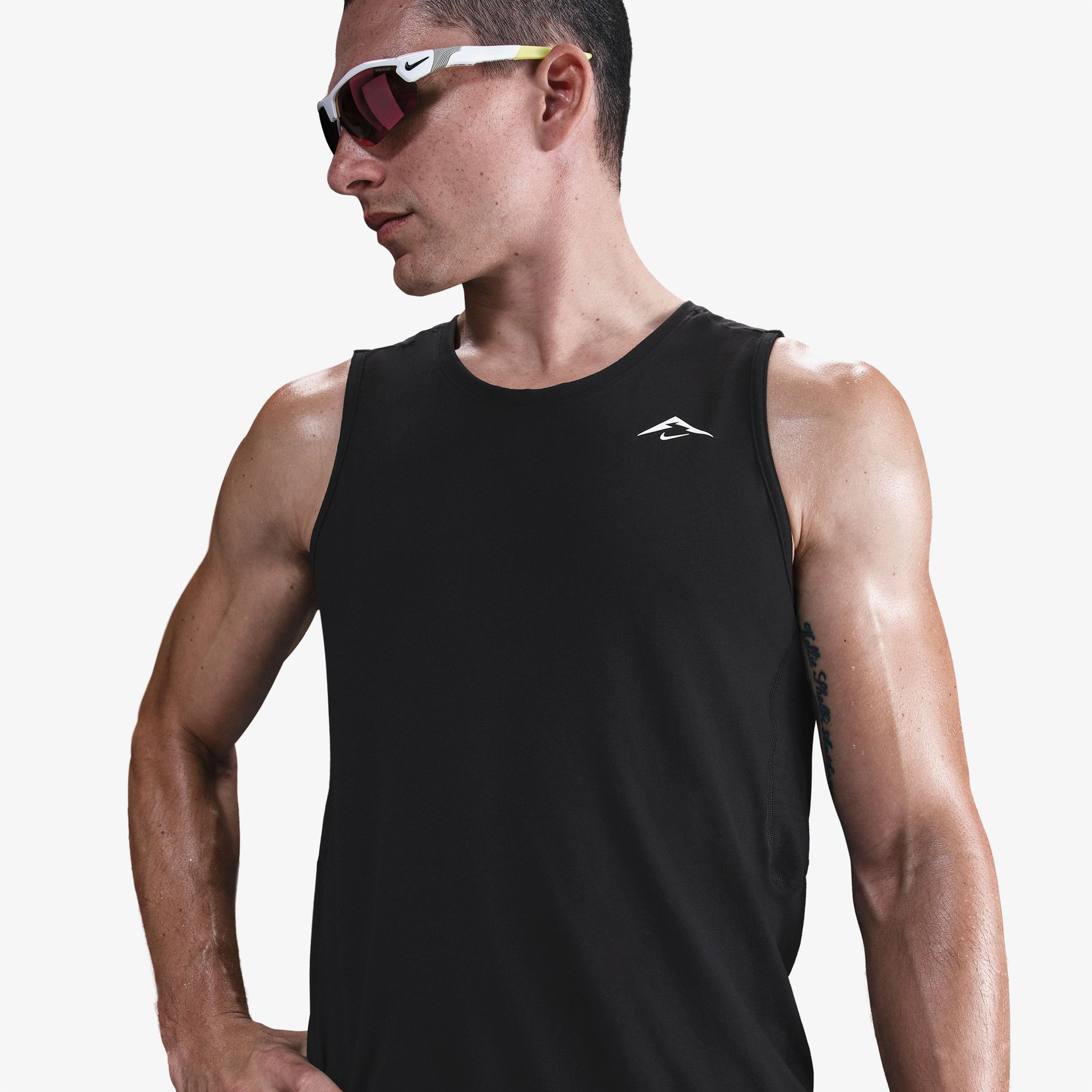 Nike Solar Chase Dri-FIT ADV Running Erkek Siyah Koşu T-Shirt