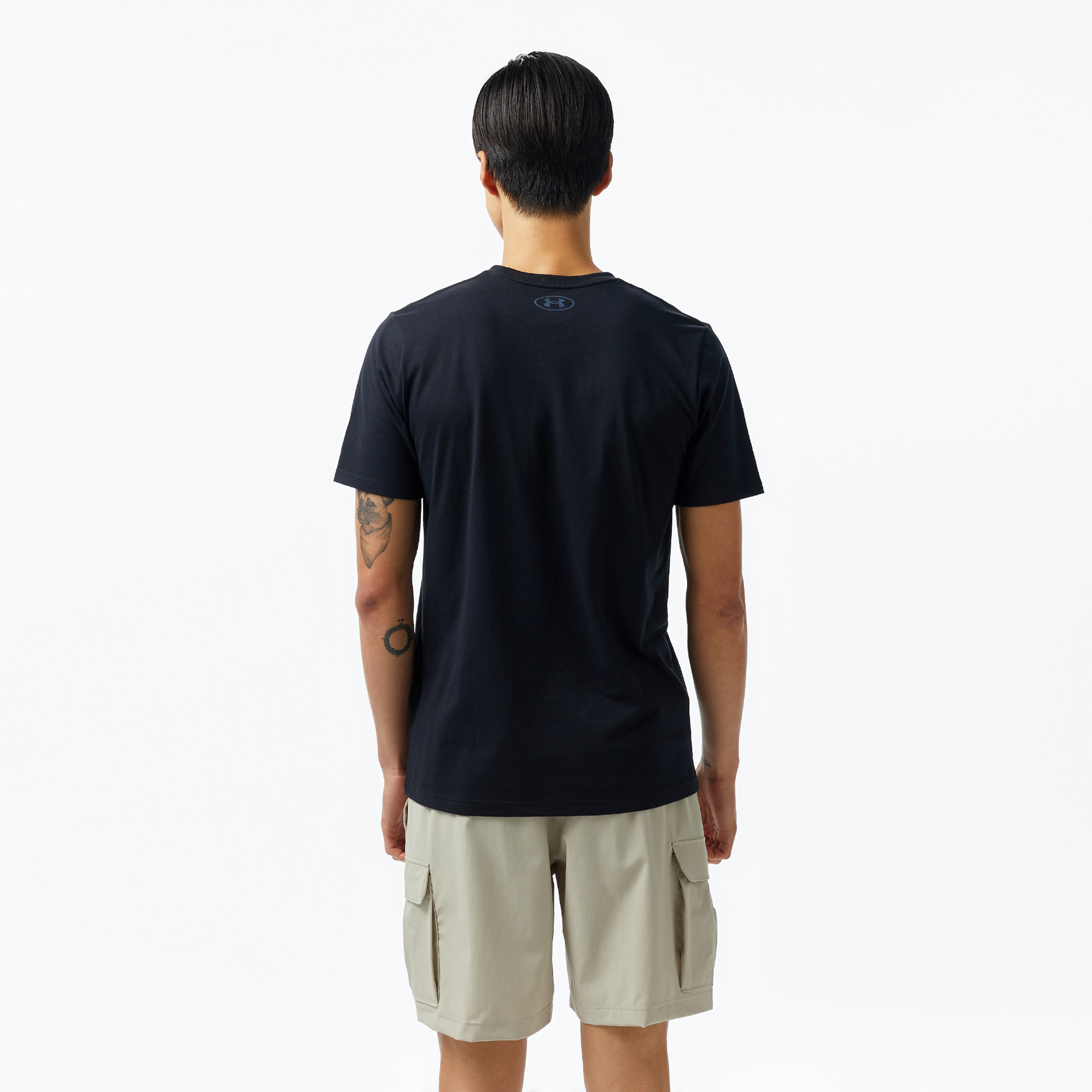 Under Armour Lc Fly in Logo Erkek Siyah T-Shirt