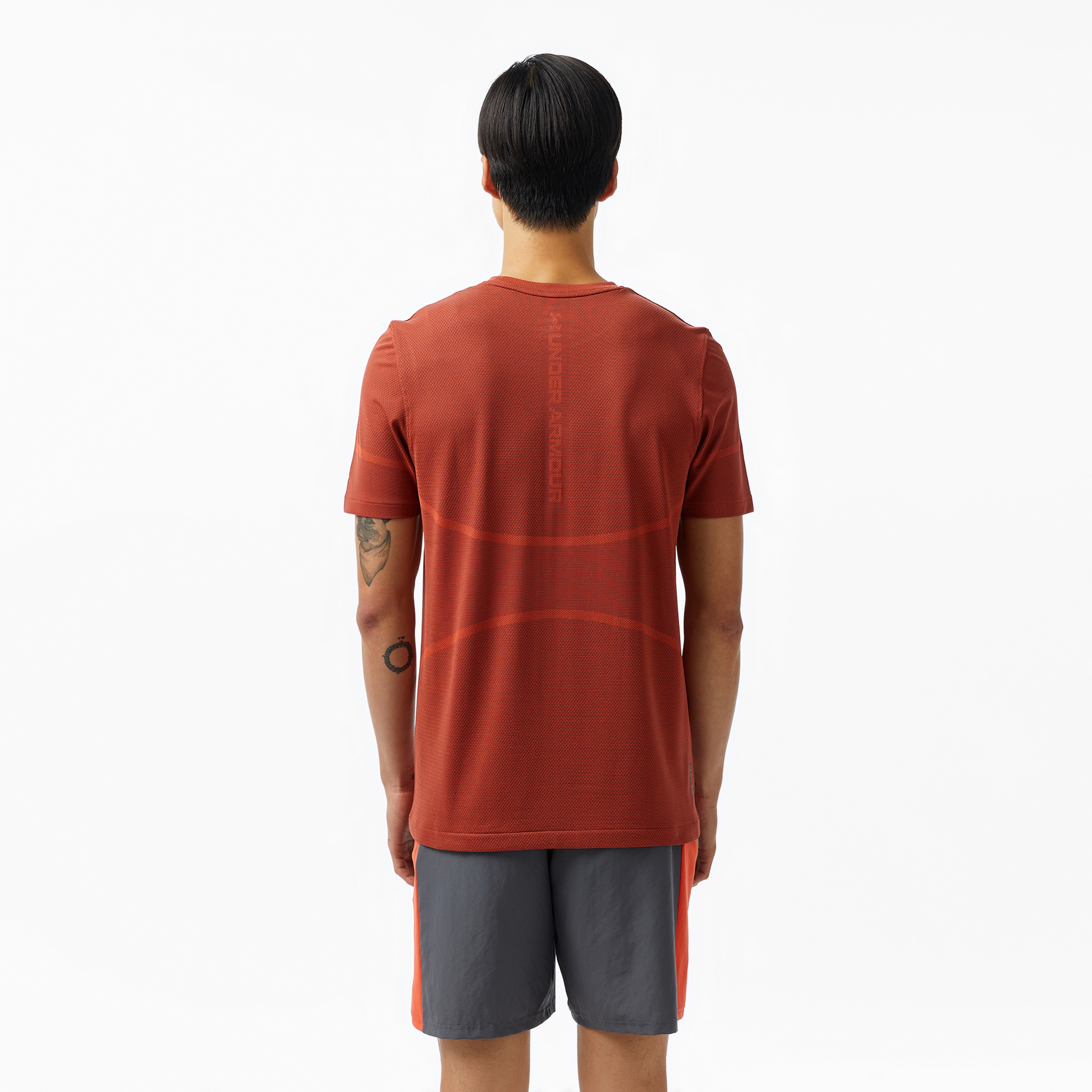 Under Armour Vanish Elite Seamless Erkek Turuncu Koşu T-Shirt