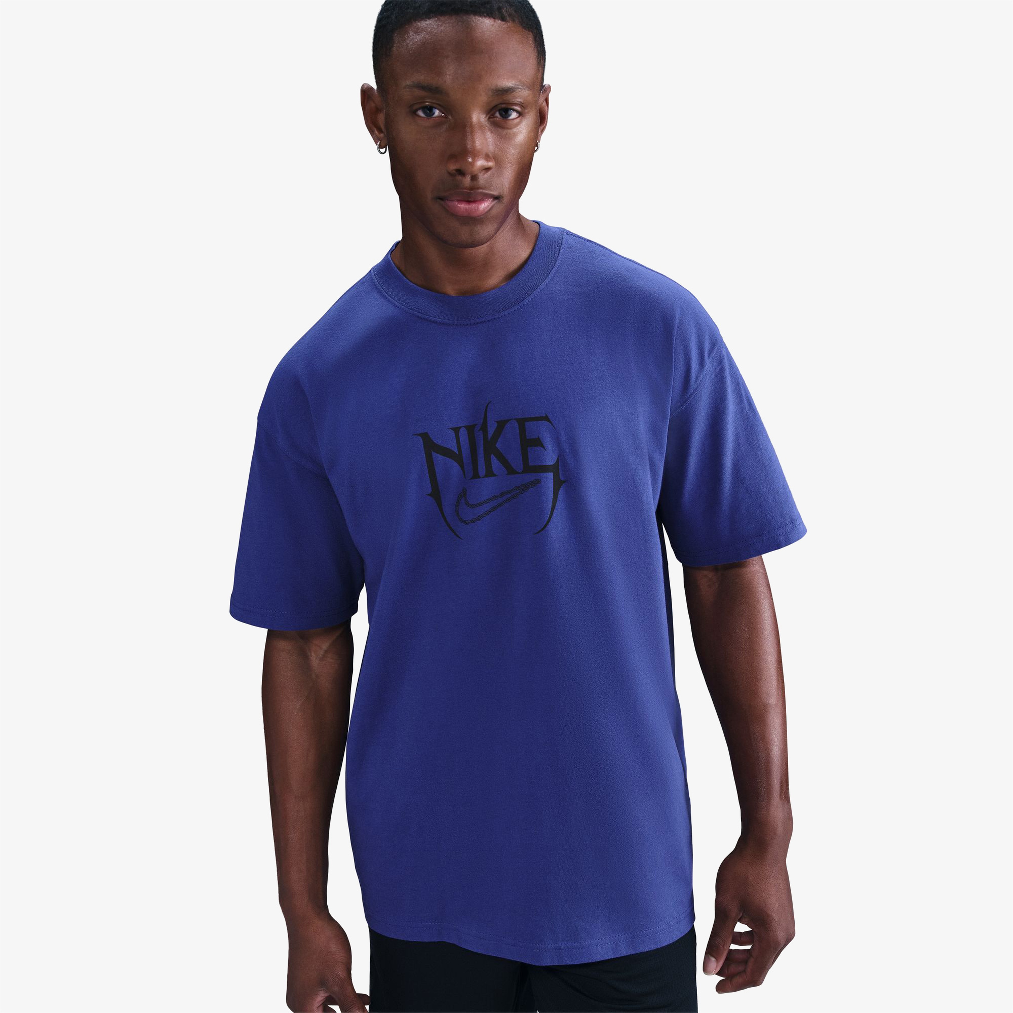 Nike M90 Erkek Lacivert Basketbol T-Shirt
