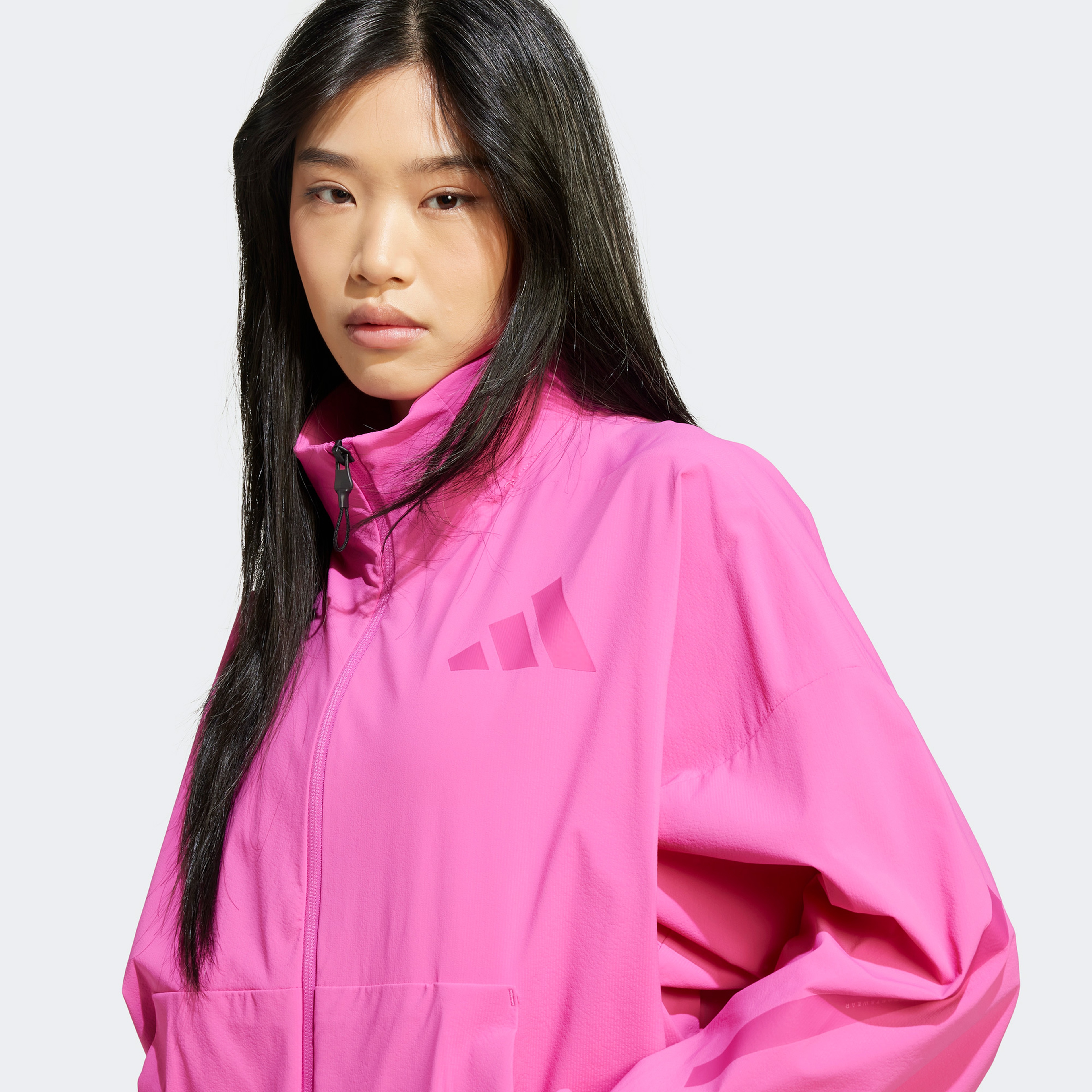 adidas Z.N.E. Woven Tam Boy Kadın Pembe Eşofman Üstü