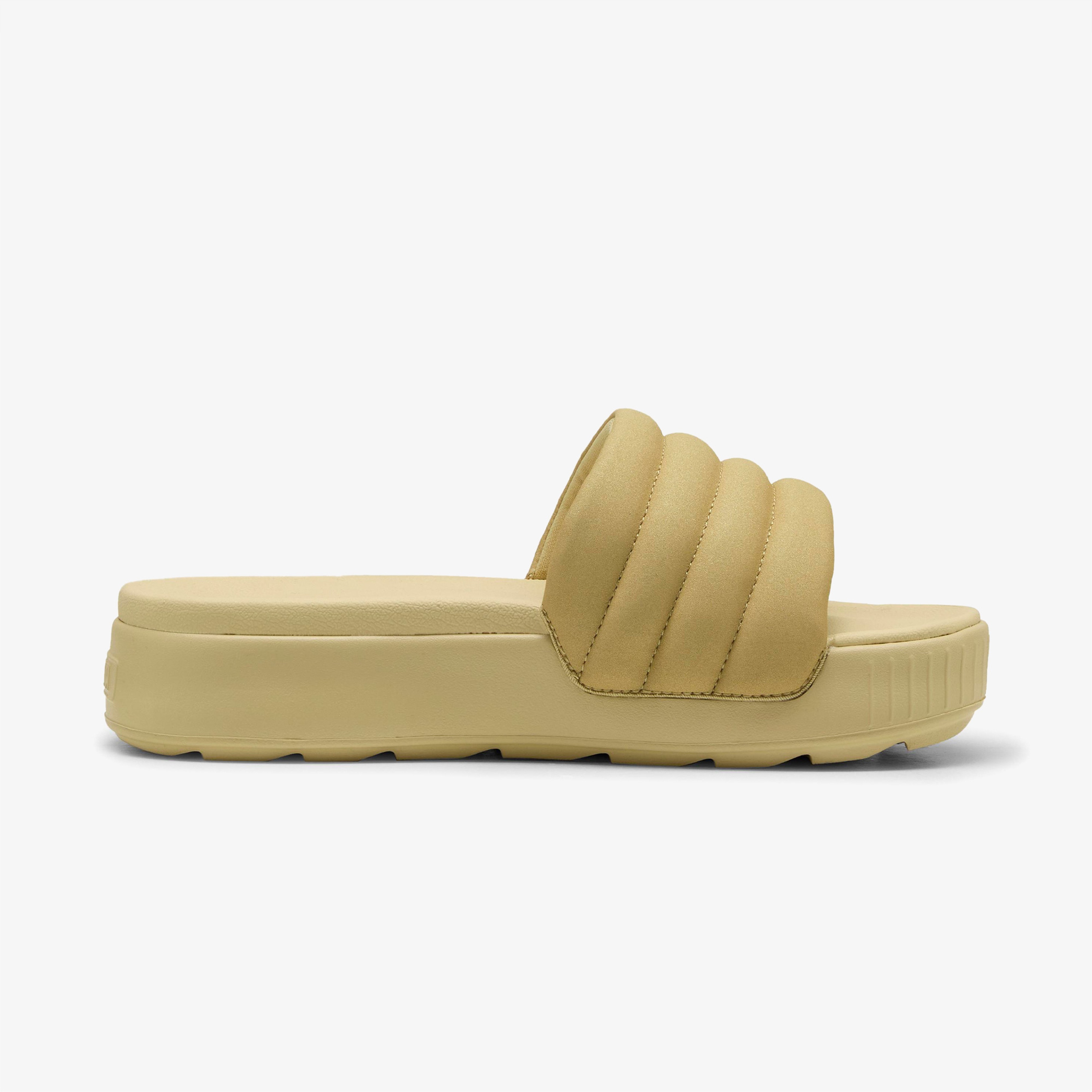 Puma Karmen Slide Puffy Aqua Kadın Bej Terlik