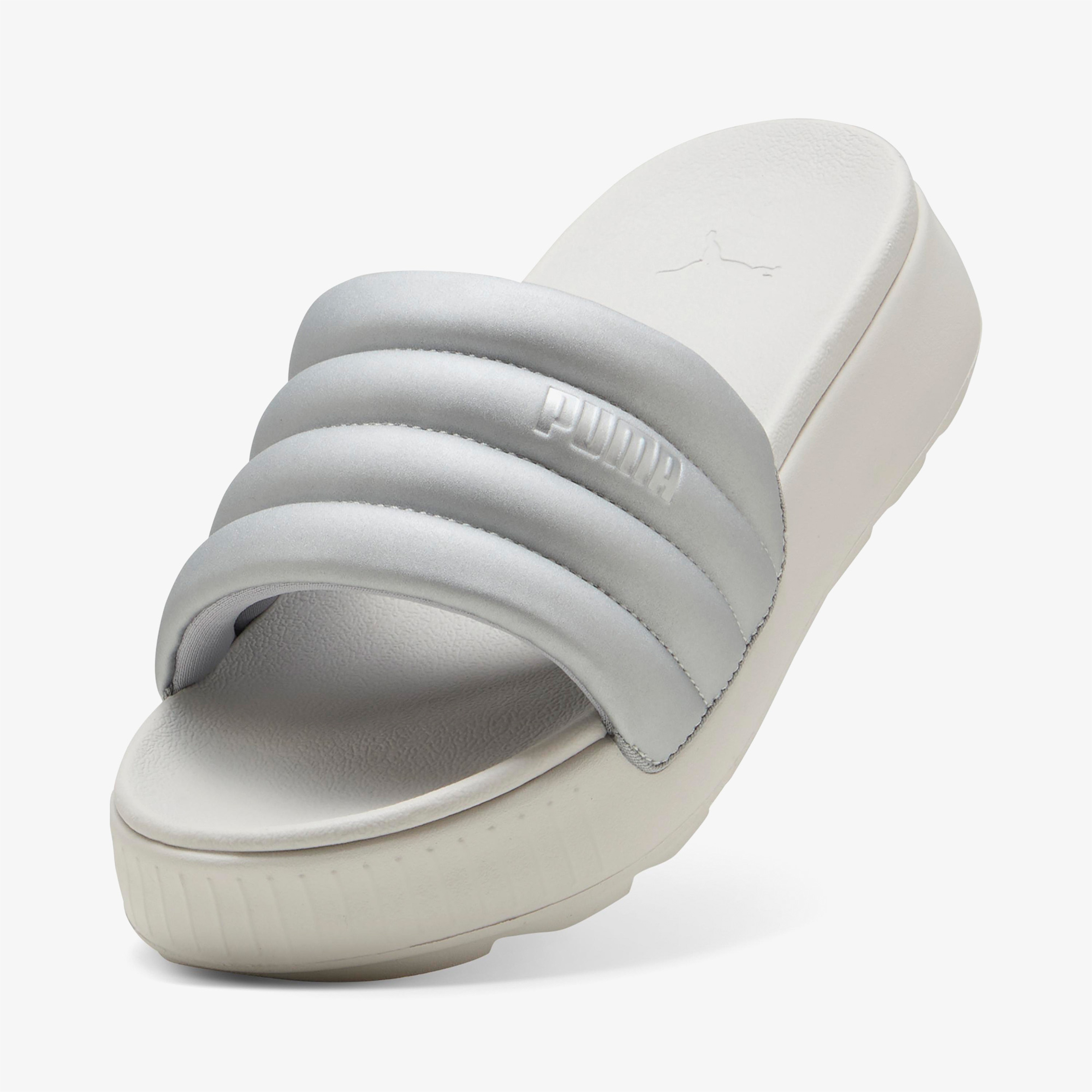 Puma Karmen Slide Puffy Aqua Kadın Gri Terlik