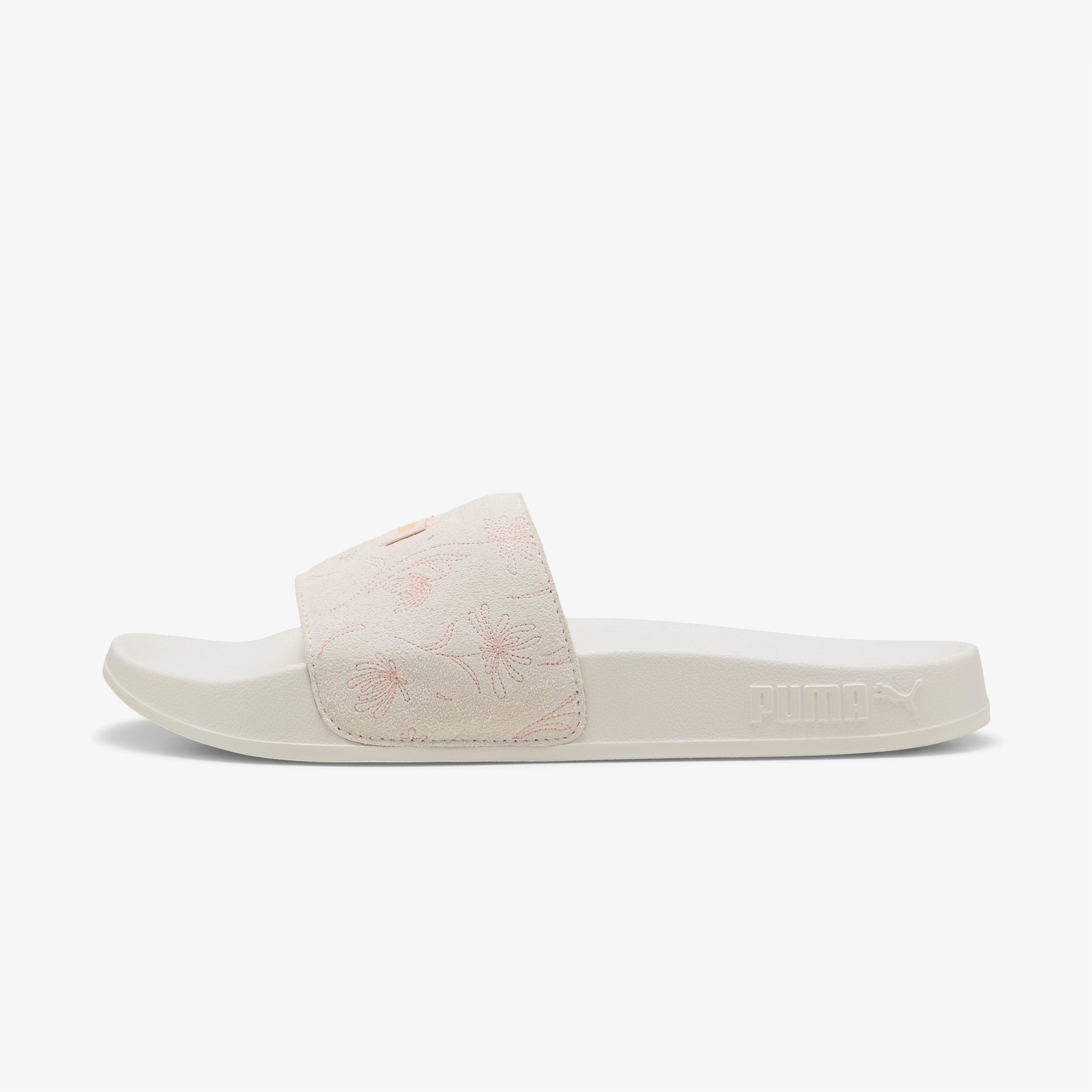 Puma Leadcat 2 0 Crafted Flowers Kadın Beyaz Terlik