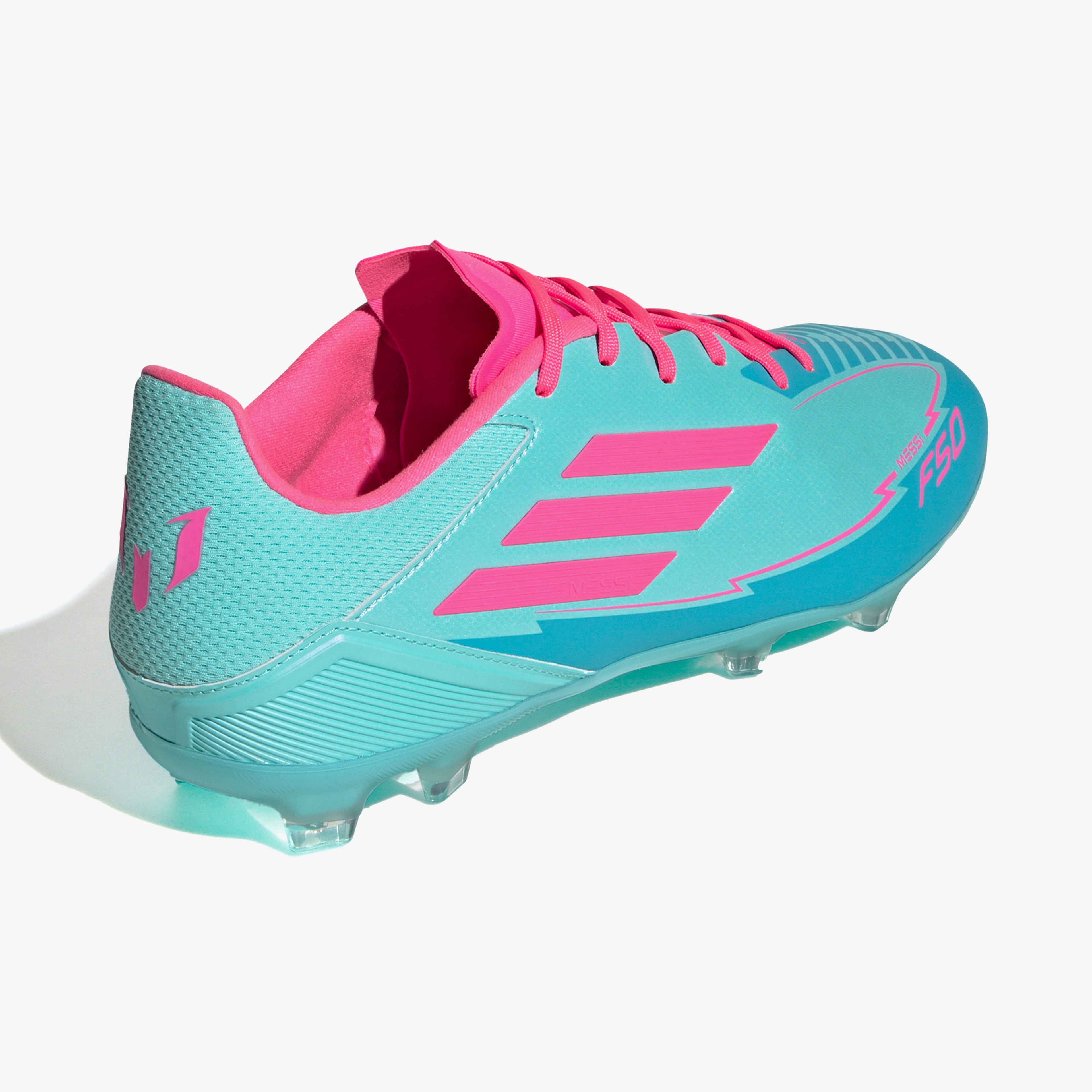 adidas F50 League Messi Erkek Mavi Çim Saha Kramponu