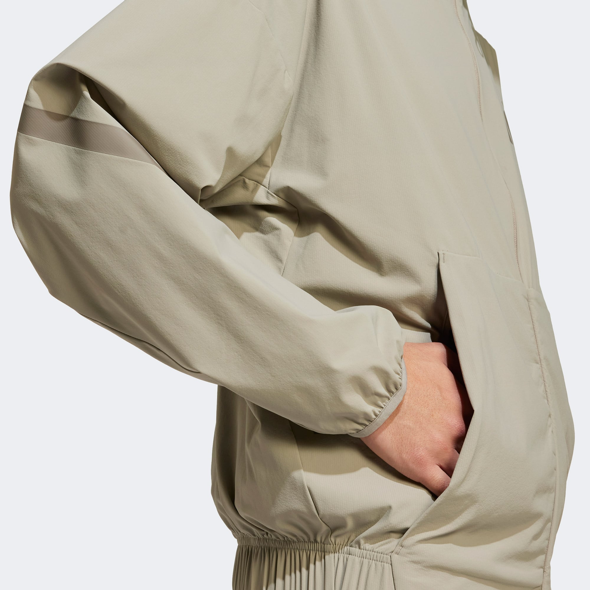 adidas Z.N.E. Woven Erkek Bej Eşofman Üstü