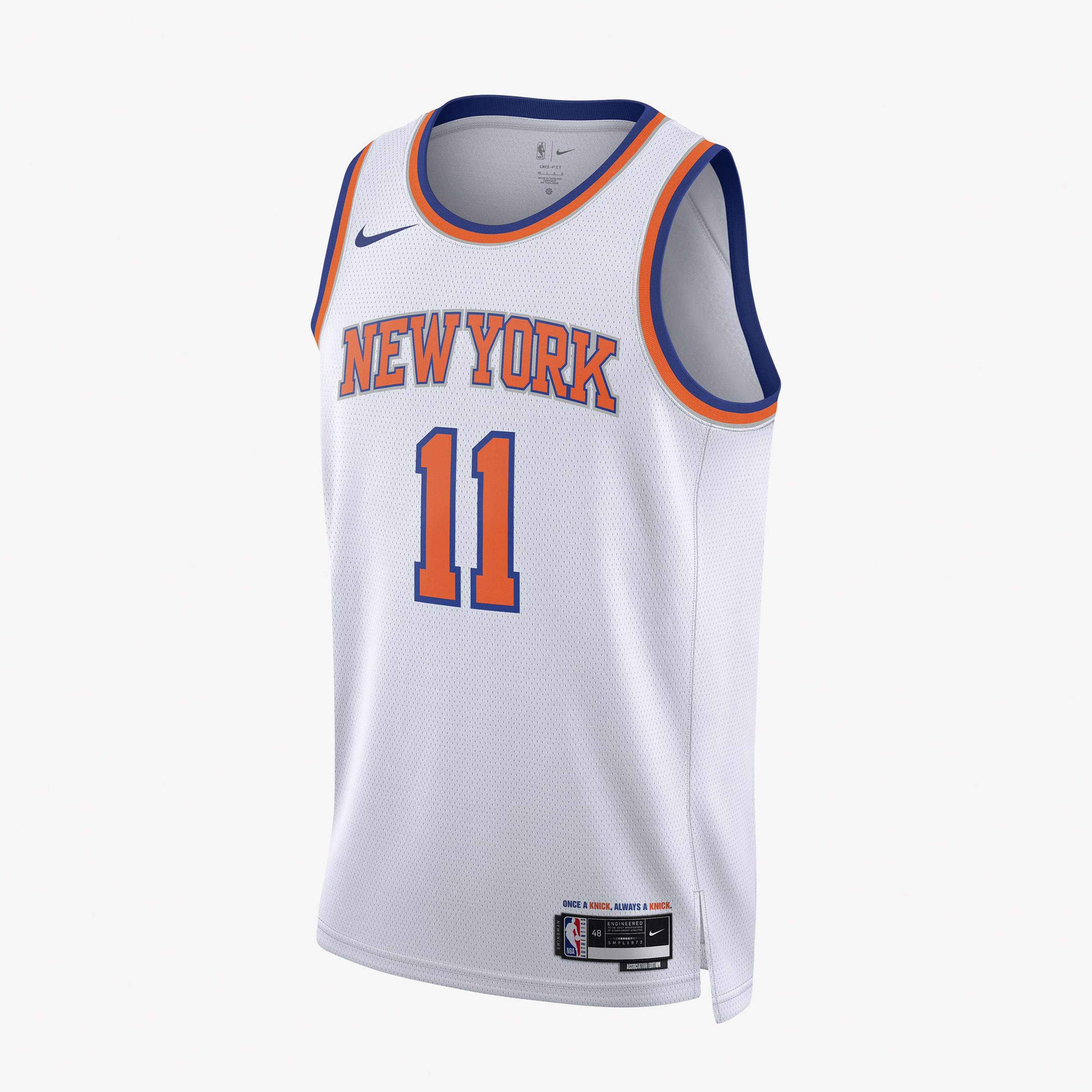 Nike New York Knicks Association Edition 22 Erkek Beyaz Basketbol Atlet