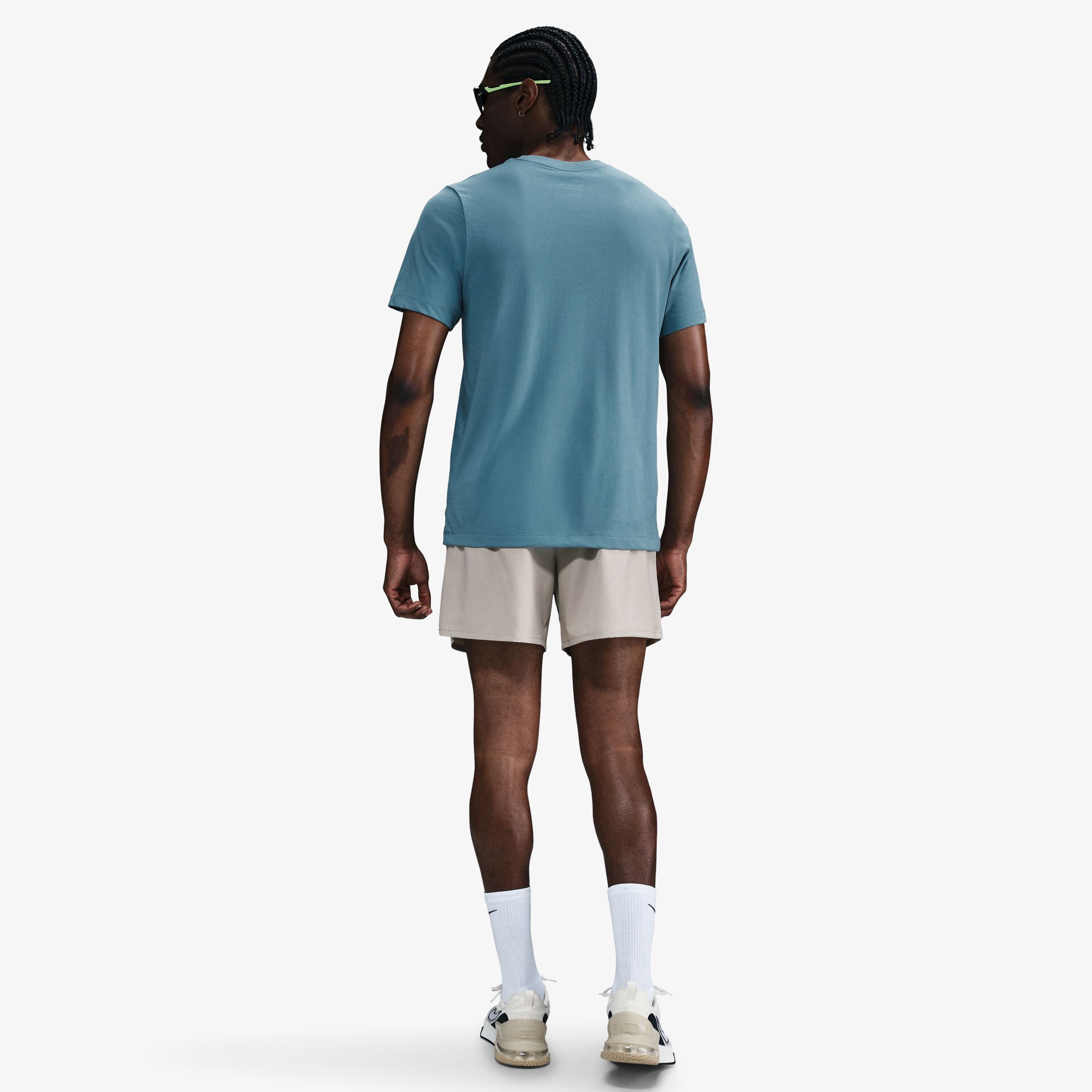 Nike Dri-Fit Erkek Mavi Antrenman T-Shirt