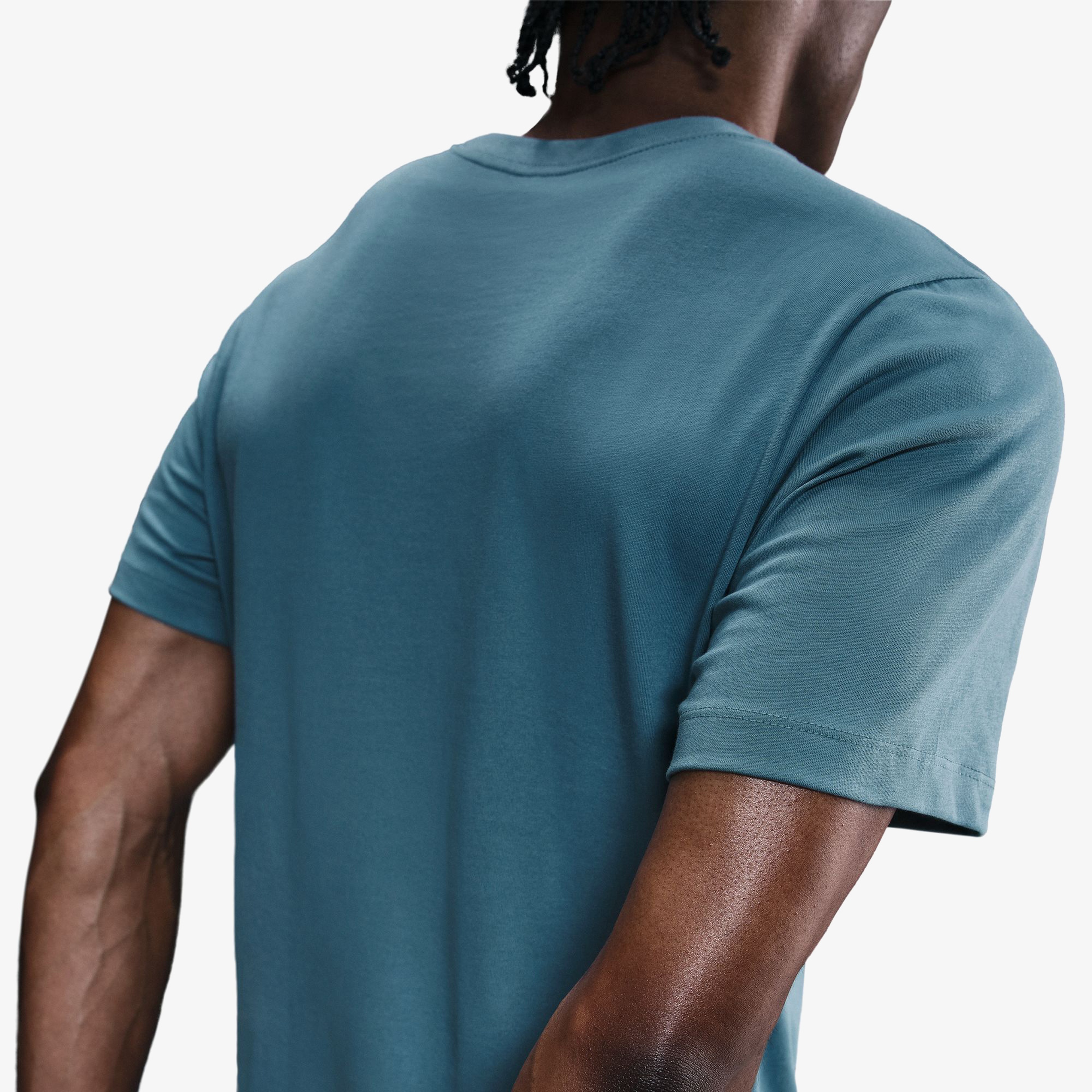 Nike Dri-Fit Erkek Mavi Antrenman T-Shirt