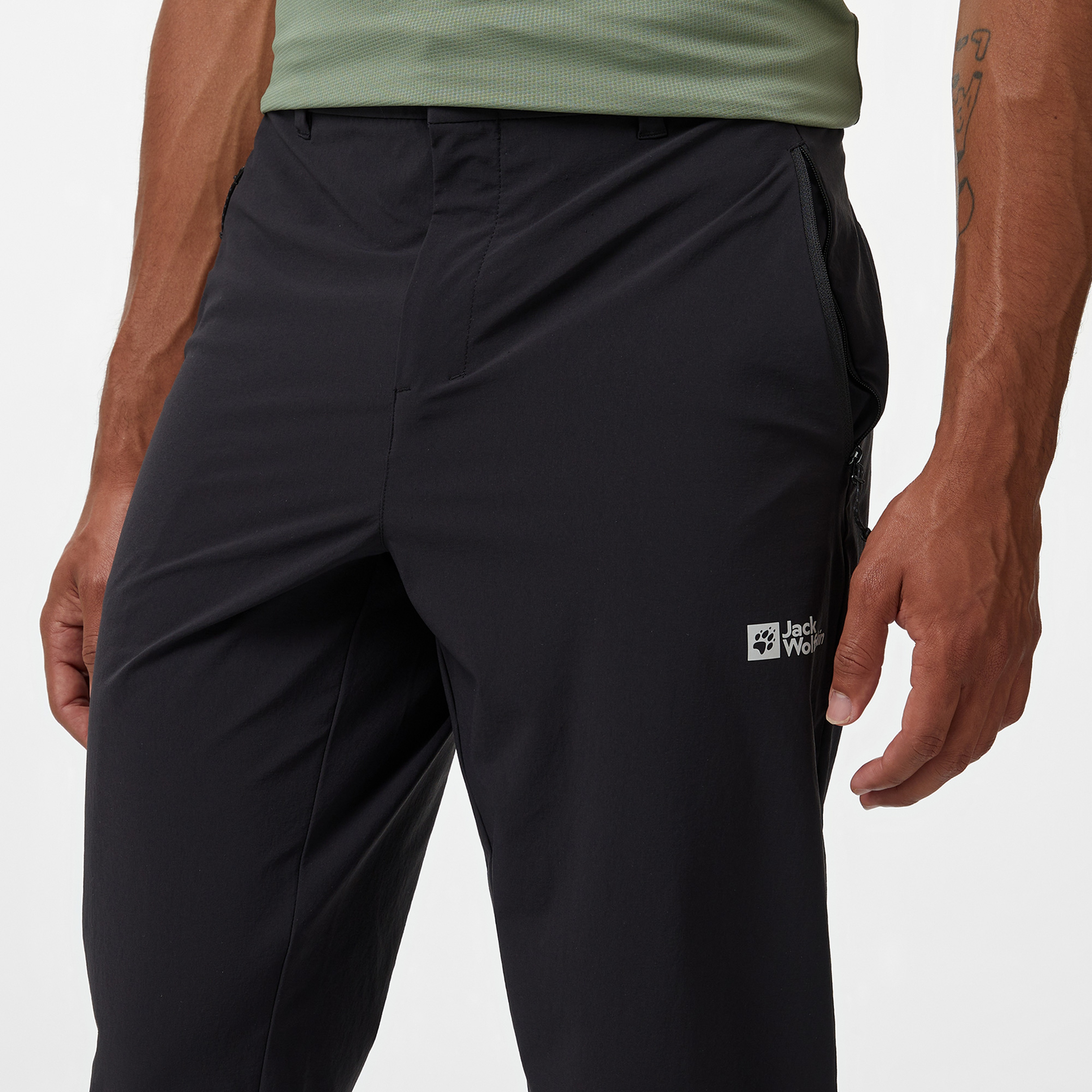 Jack Wolfskin Hikeout Pants M Erkek Siyah Pantolon