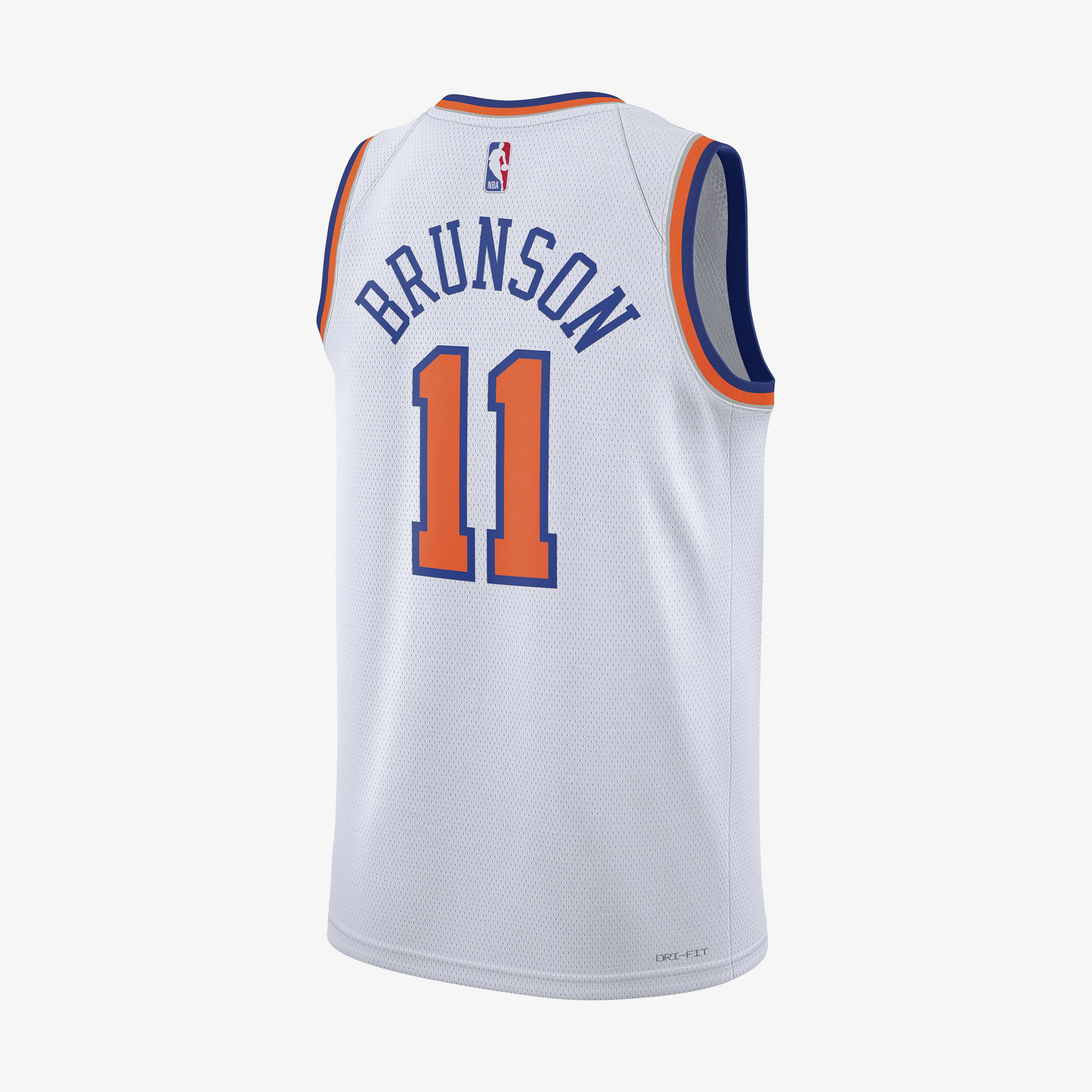 Nike New York Knicks Association Edition 22 Erkek Beyaz Basketbol Atlet
