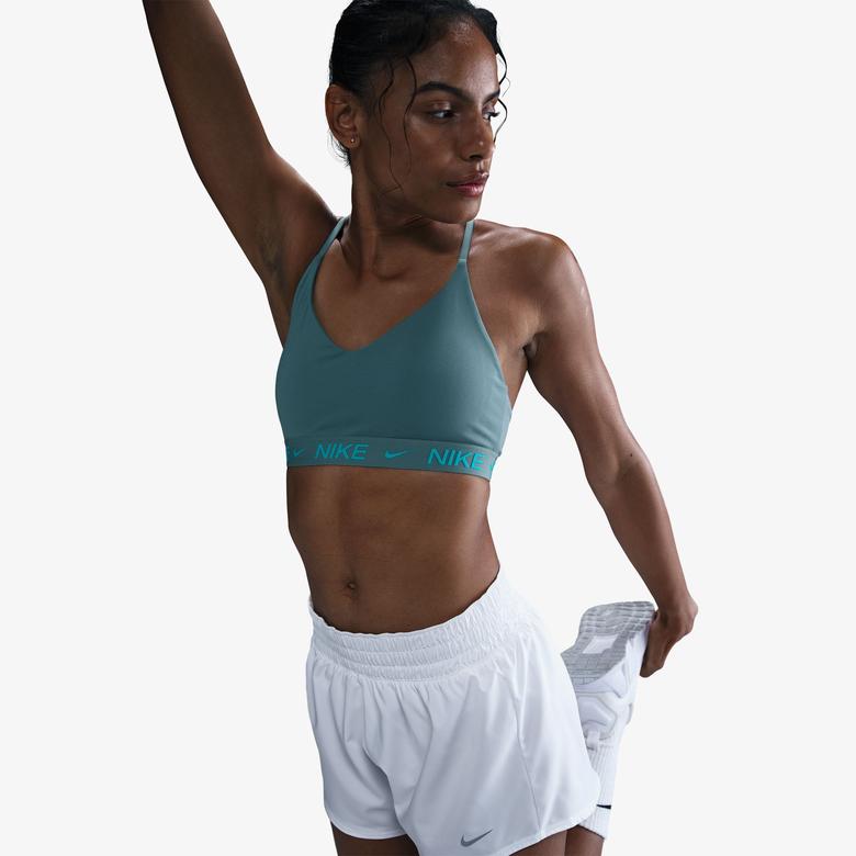 Nike Indy Light Support Kadın Yeşil Antrenman Bra