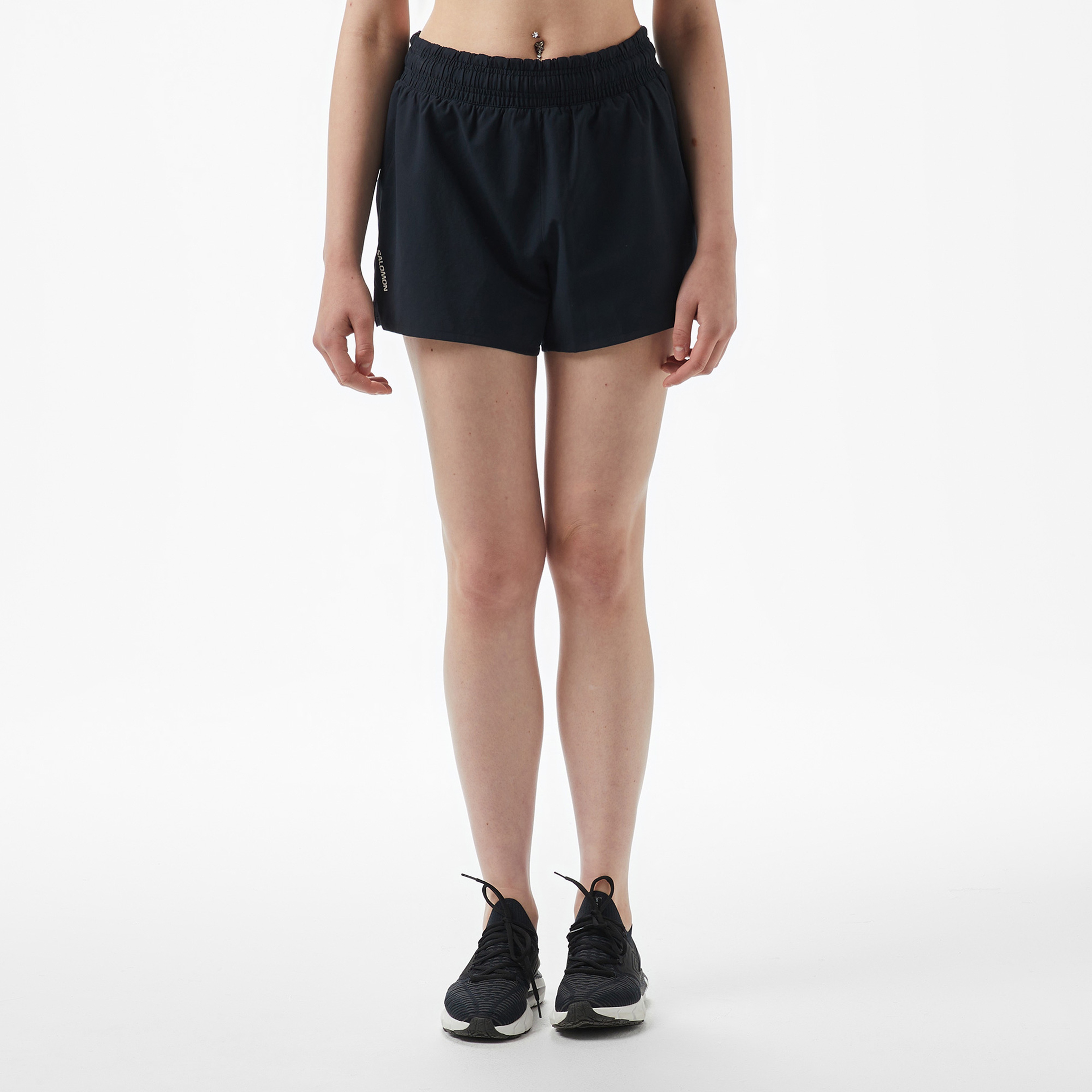 Salomon Shkout Easy 4 Kadın Siyah Koşu Şortu