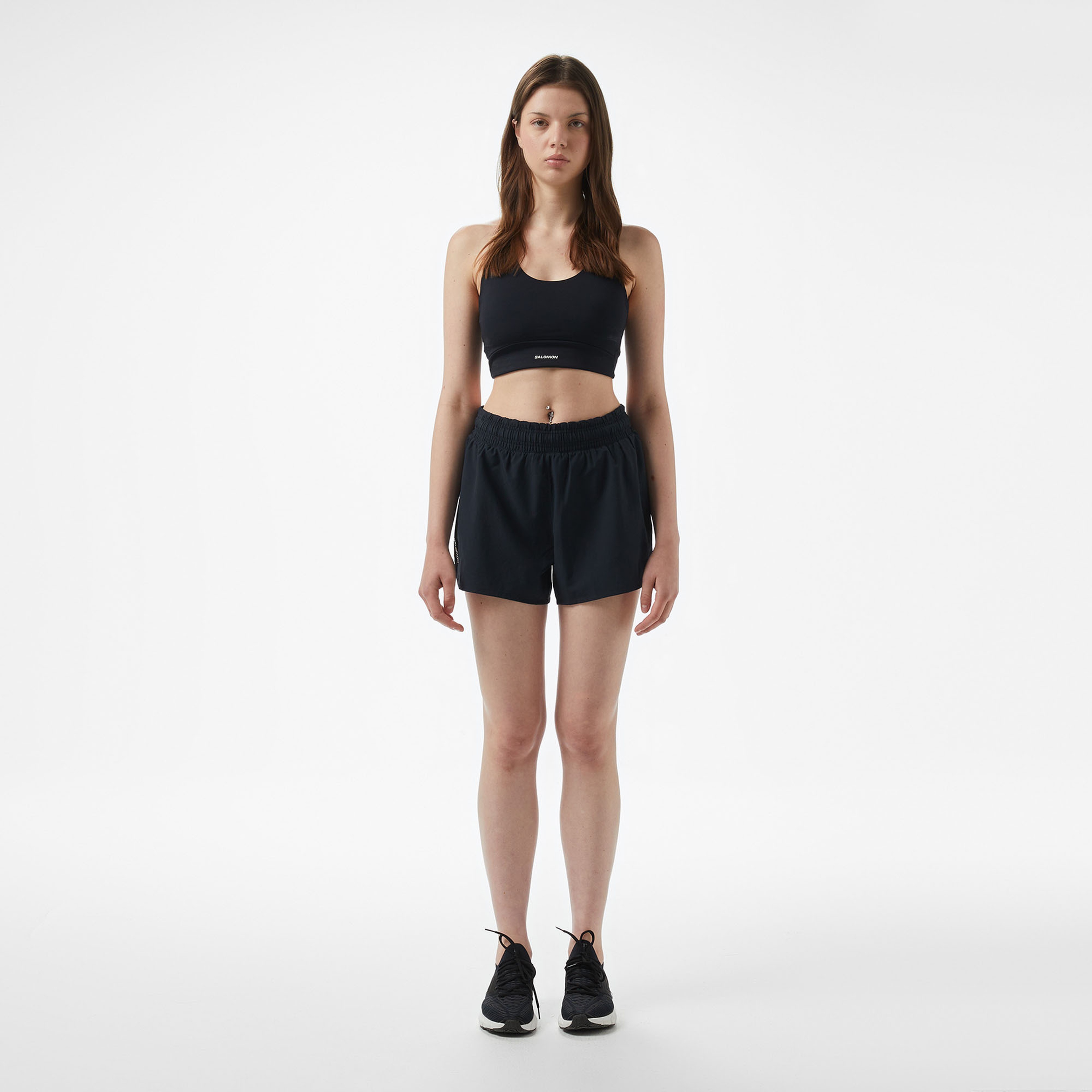 Salomon Shkout Easy 4 Kadın Siyah Koşu Şortu