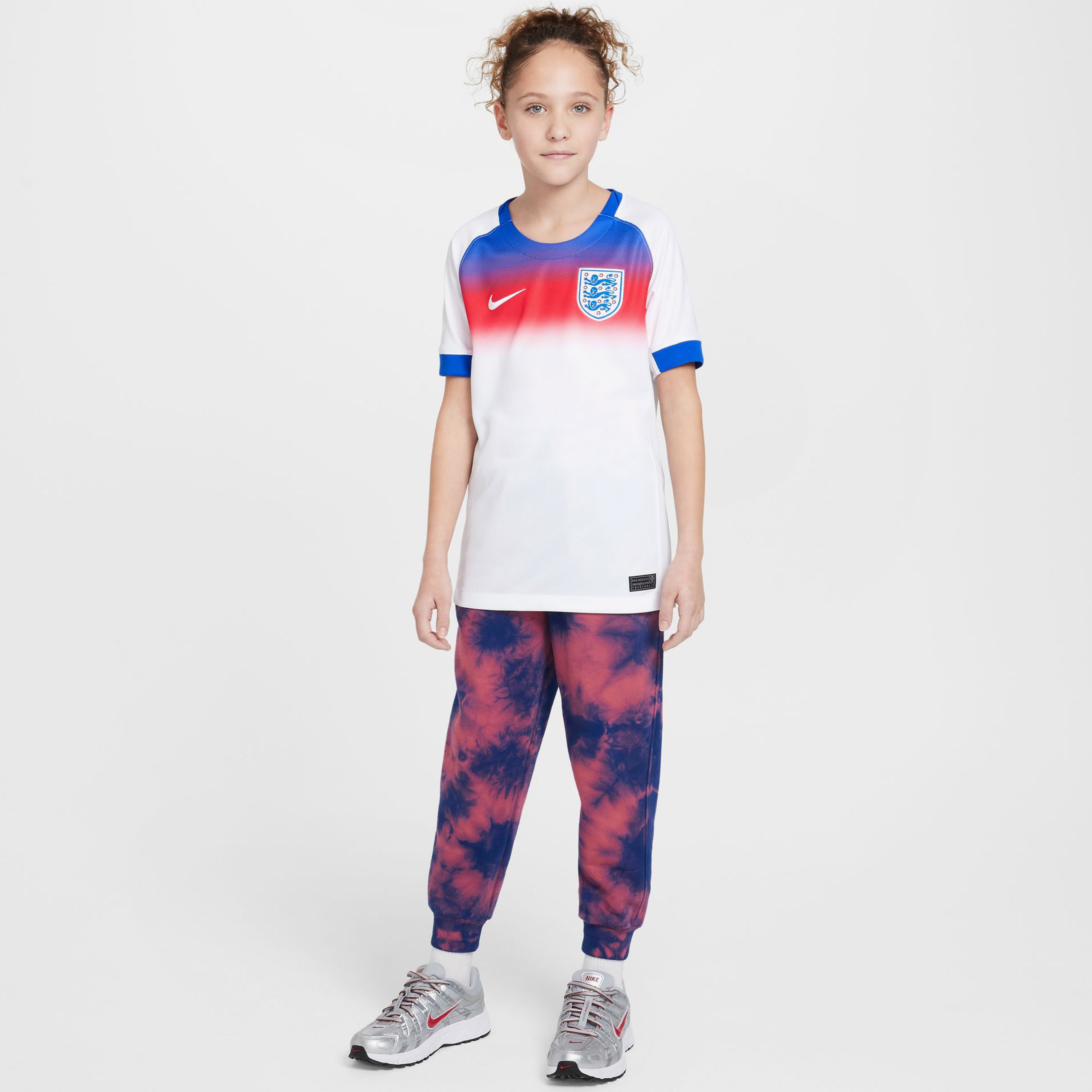 Nike England 2025 Stadium Home Çocuk Mavi Forma