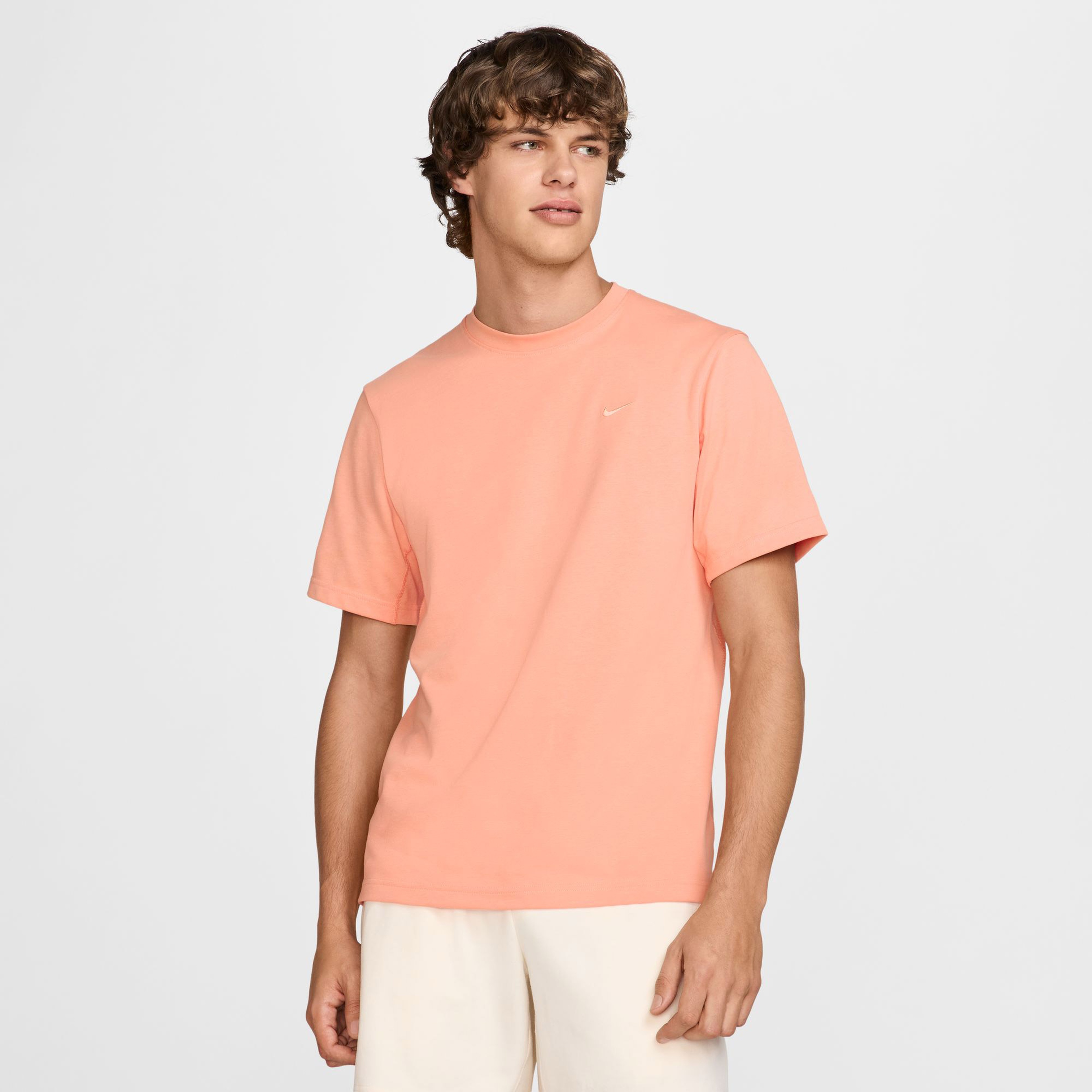 Nike Sleeve Top Erkek Turuncu Antrenman T-Shirt