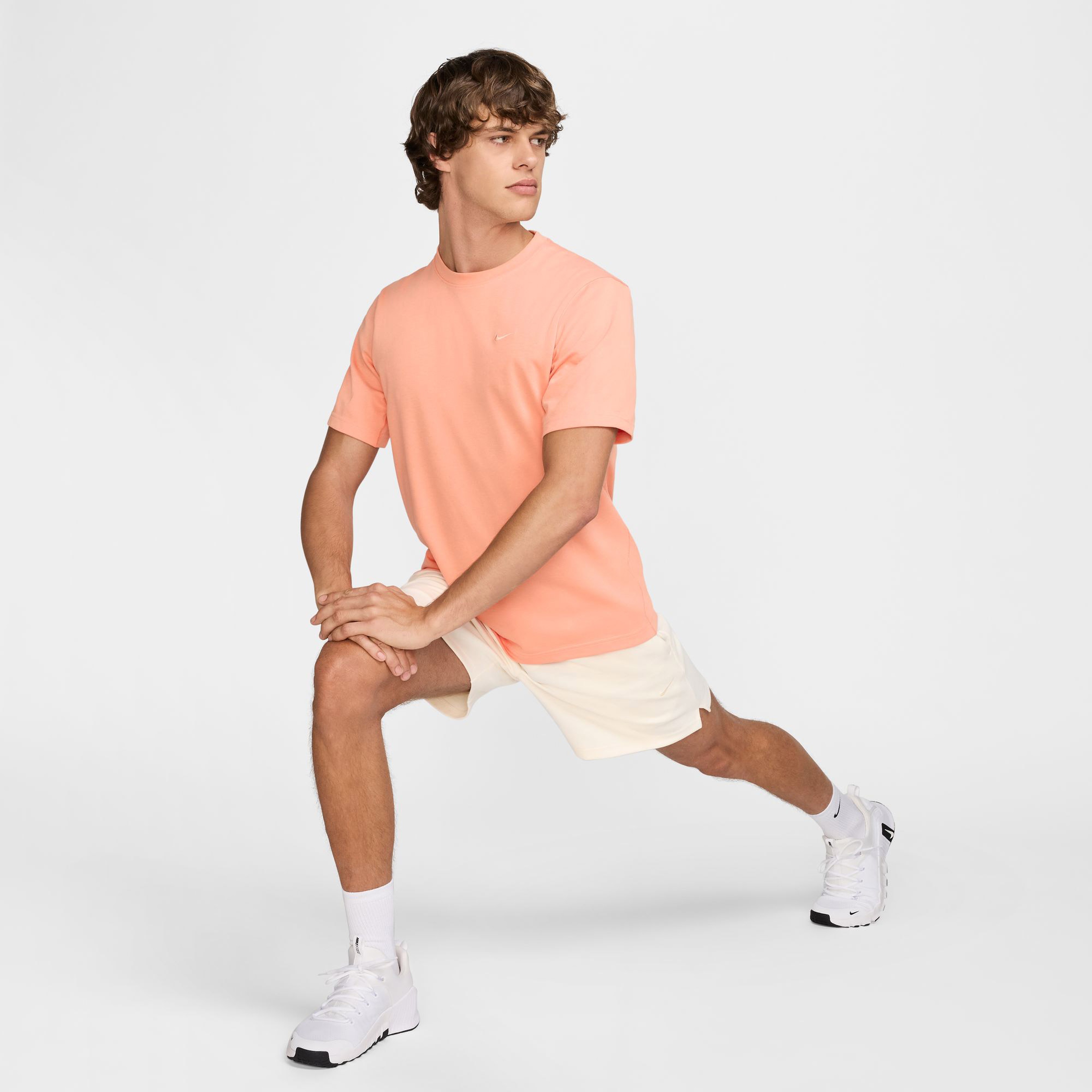 Nike Sleeve Top Erkek Turuncu Antrenman T-Shirt