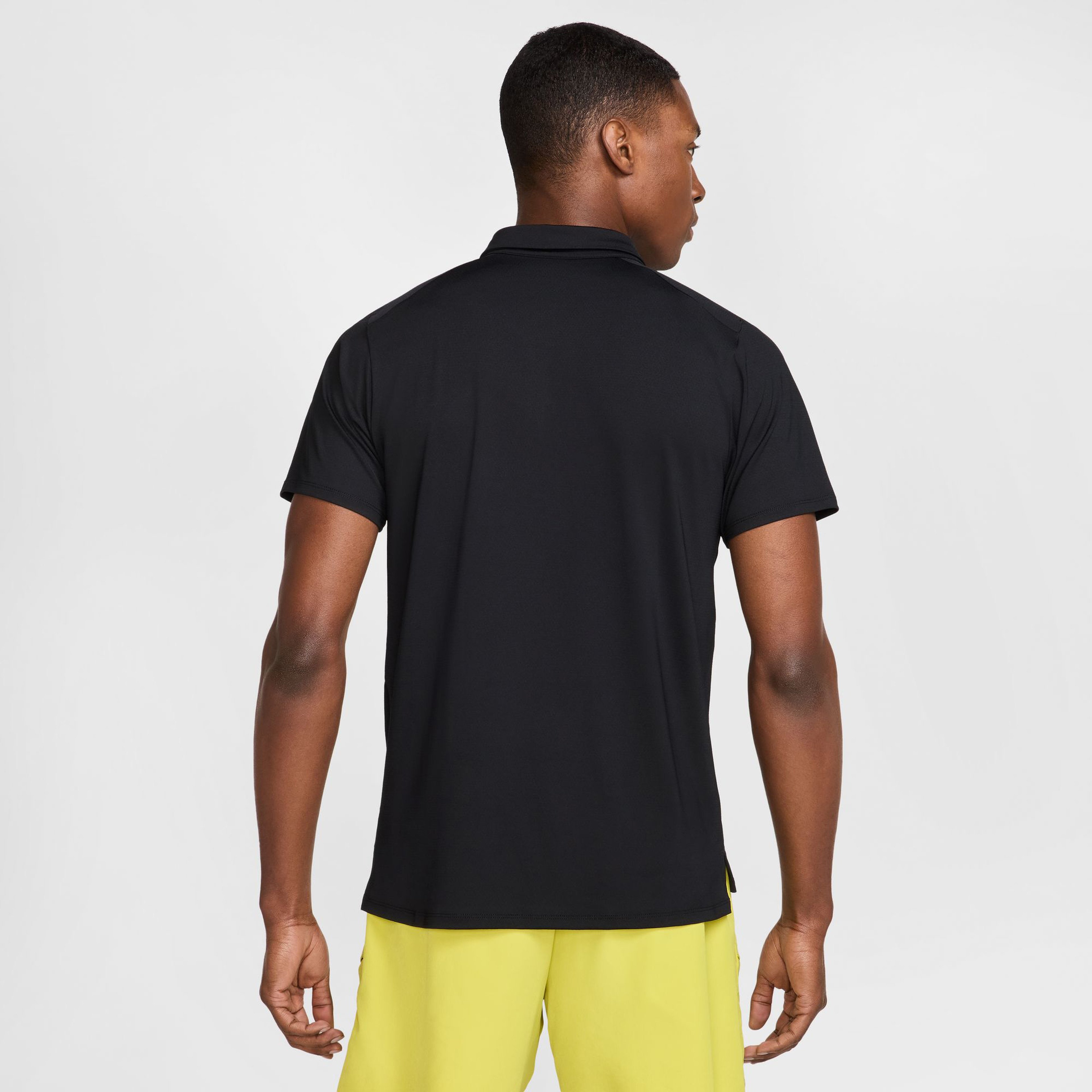 Nike Court Advantage Erkek Siyah Tenis Polo