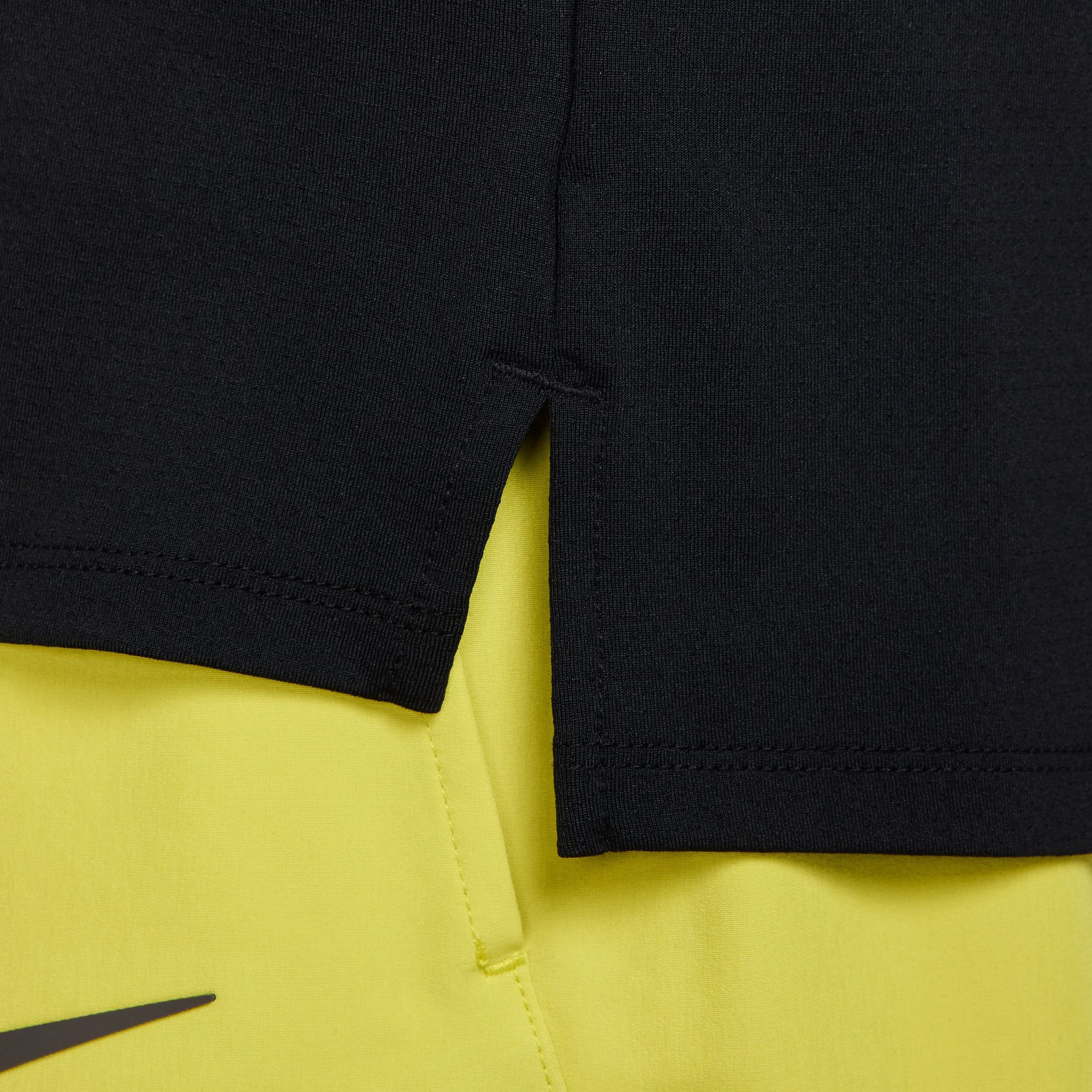 Nike Court Advantage Erkek Siyah Tenis Polo