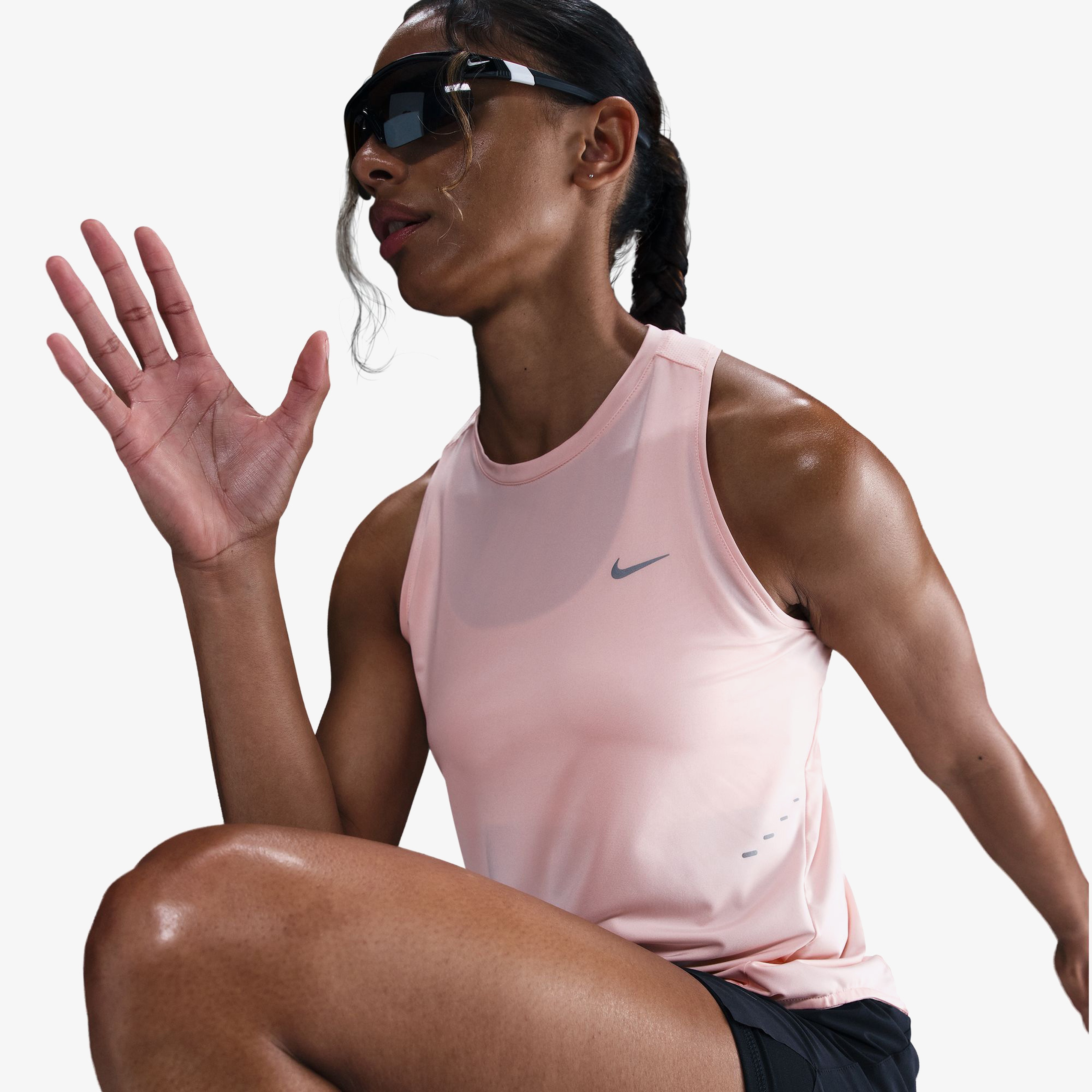 Nike Swift Dri-Fit Kadın Pembe Kolsuz T-Shirt