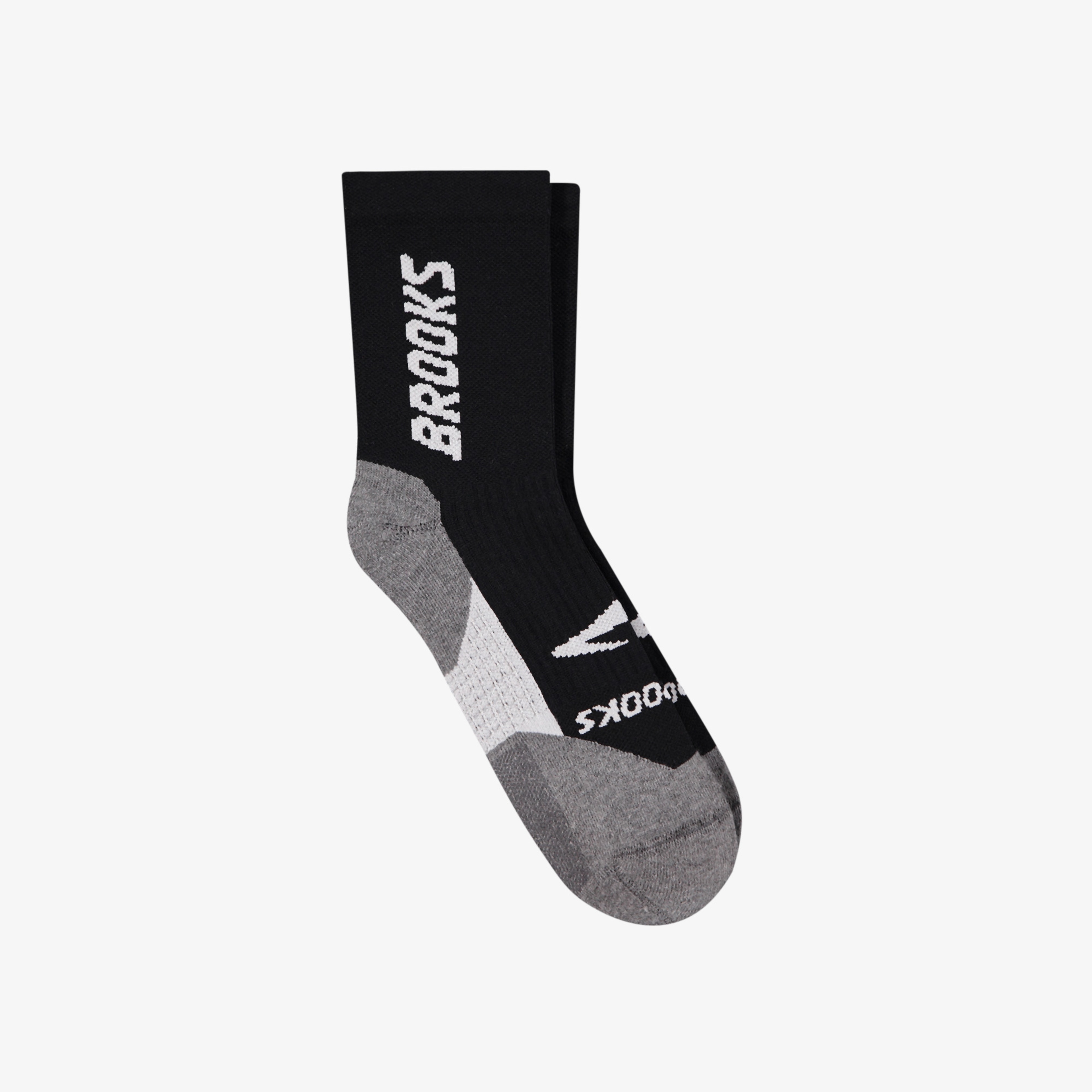 Brooks Ghost Crew Unisex Siyah Koşu Çorabı