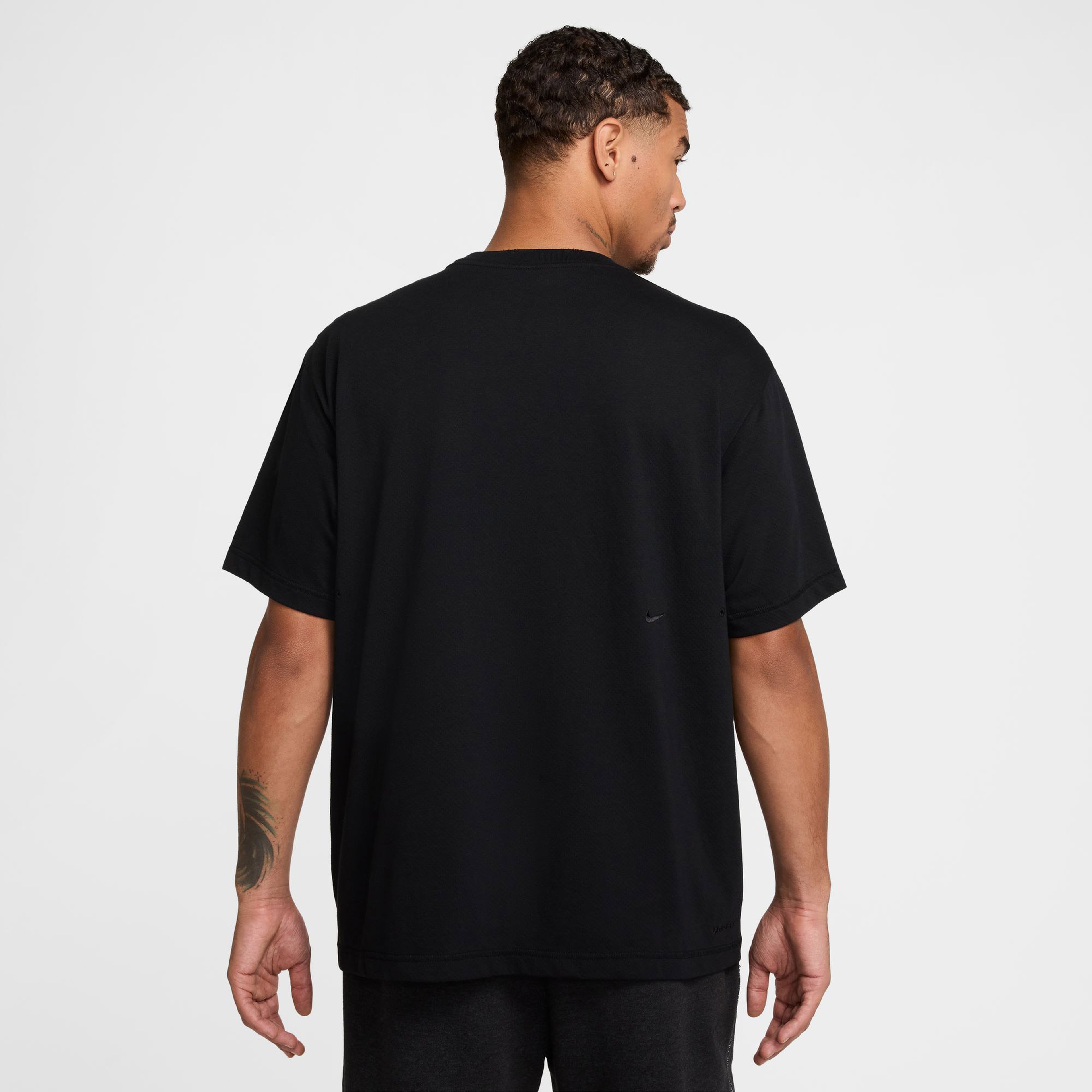 Nike Dri-FIT Heritage Perf Top Ss Erkek Siyah T-Shirt