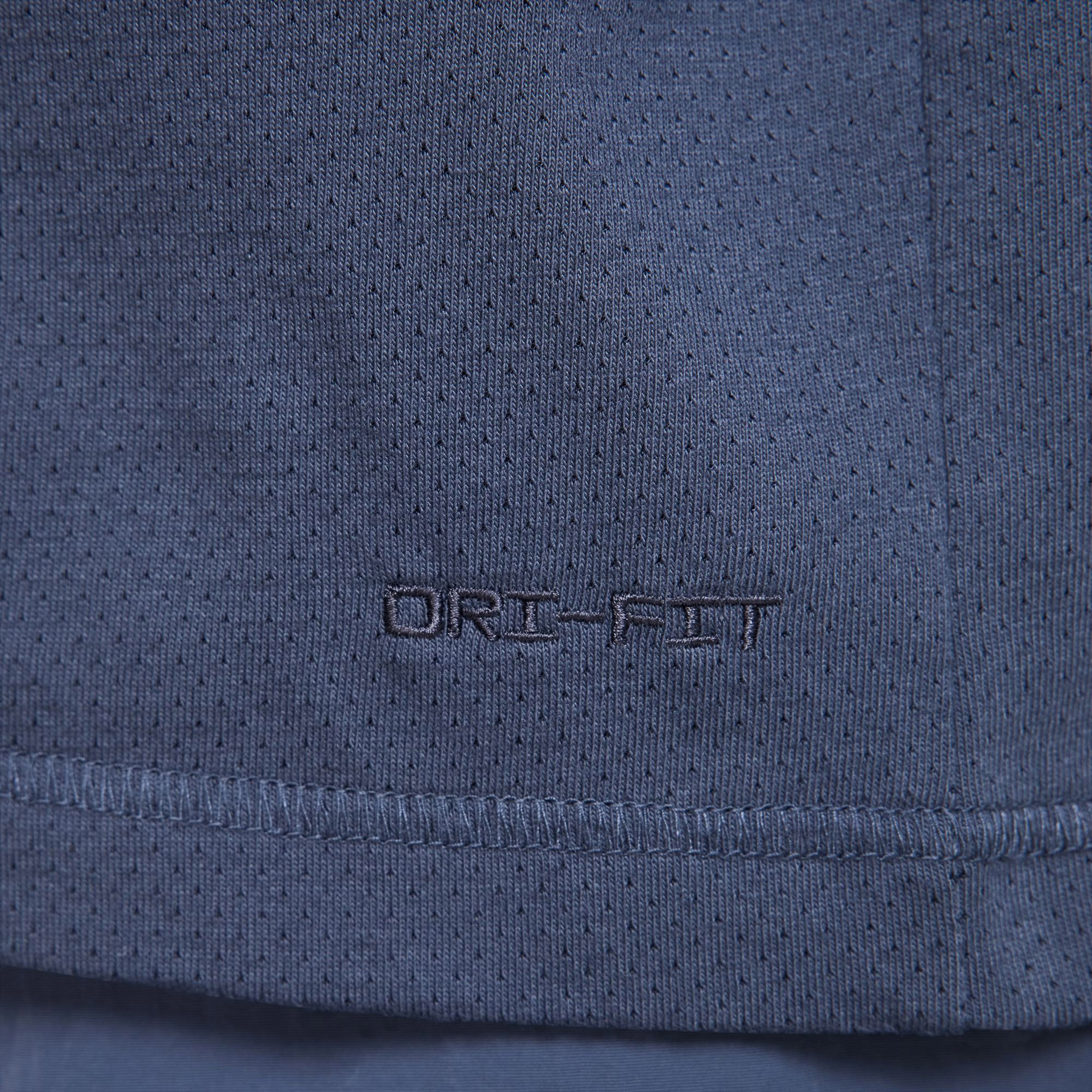 Nike Dri-FIT Heritage Perf Top Ss Erkek Mavi T-Shirt